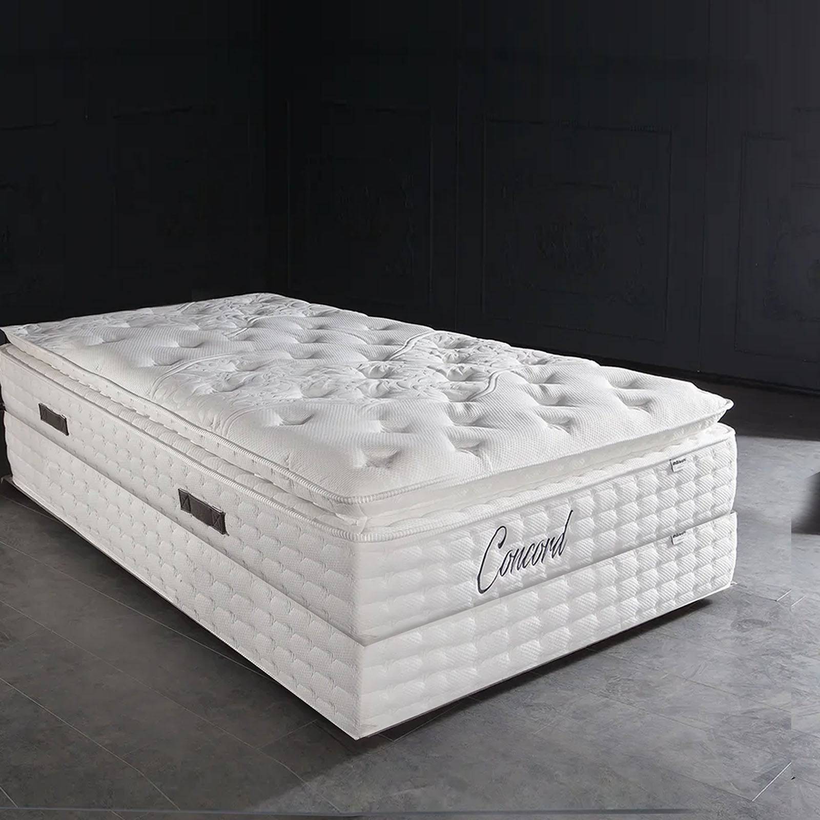 Hotel Style Single Size Concord Bed Base With Storage Conbase110 - Bedsteads - ebarza Furniture UAE | Shop Modern Furniture in Abu Dhabi & Dubai - مفروشات ايبازرا في الامارات | تسوق اثاث عصري وديكورات مميزة في دبي وابوظبي