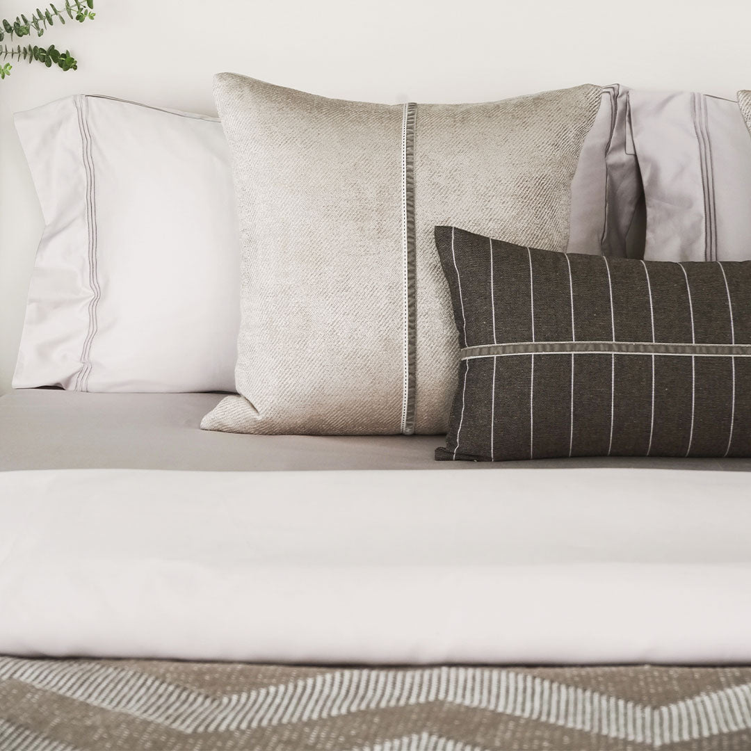 Ilse Bedding Set by BEACON featuring a stylish, patterned bedding design with soft fabric in neutral tones.