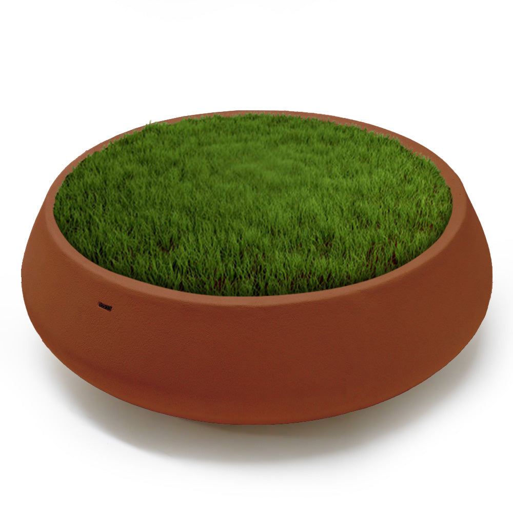 BEACON clay planter box for indoor and outdoor use, featuring a durable, rustic design perfect for plants and decorative gardening.