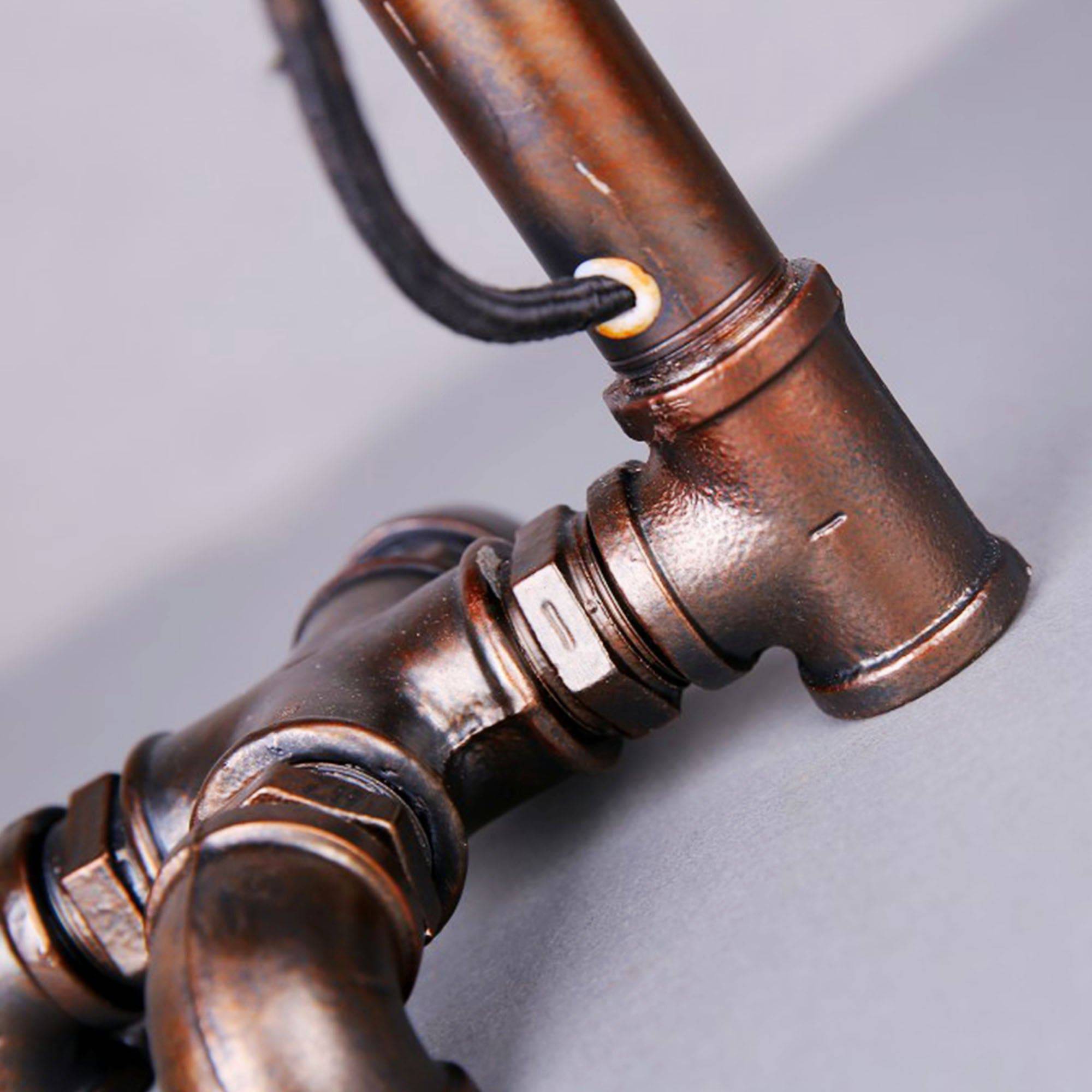 Industrial Rustic Pipe Table Lamp Cy-Ltd-014 - Desk\table Lamps - ebarza Furniture UAE | Shop Modern Furniture in Abu Dhabi & Dubai - مفروشات ايبازرا في الامارات | تسوق اثاث عصري وديكورات مميزة في دبي وابوظبي