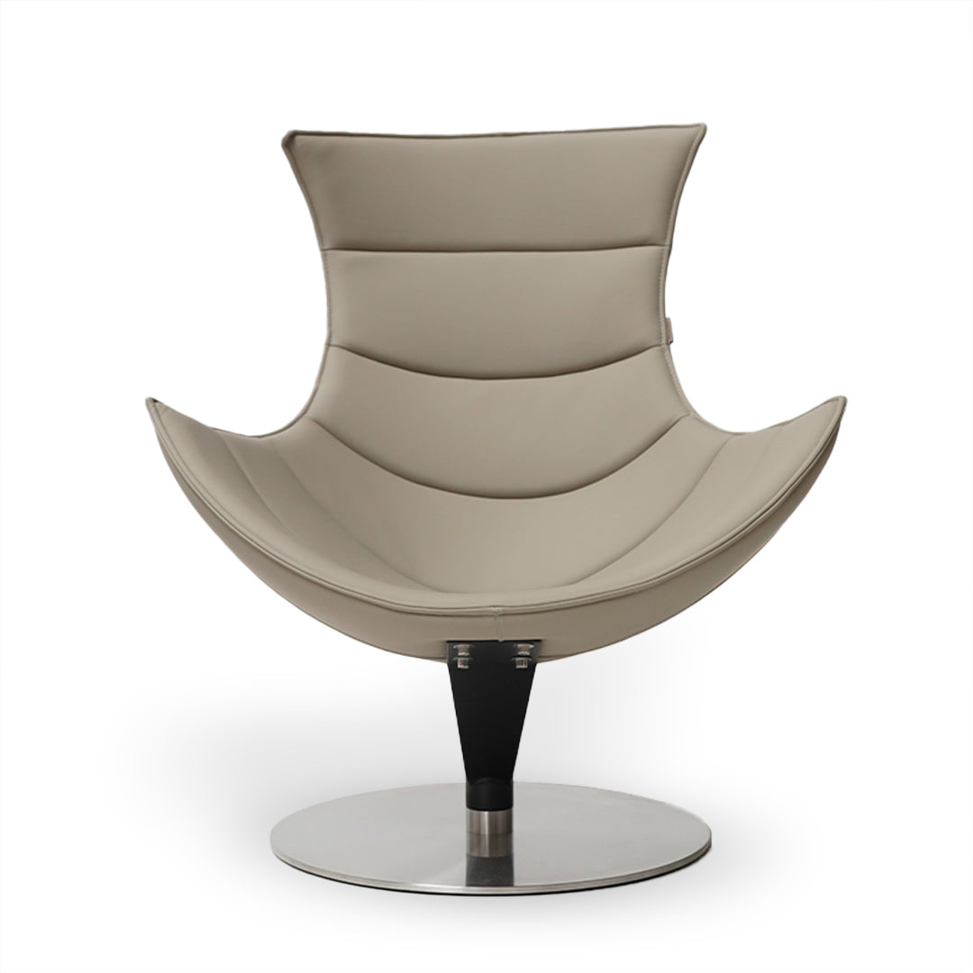 JIATAI SWIVEL Lounge Chair F-2039-Beige - Lounge Chairs - ebarza Furniture UAE | Shop Modern Furniture in Abu Dhabi & Dubai - مفروشات ايبازرا في الامارات | تسوق اثاث عصري وديكورات مميزة في دبي وابوظبي