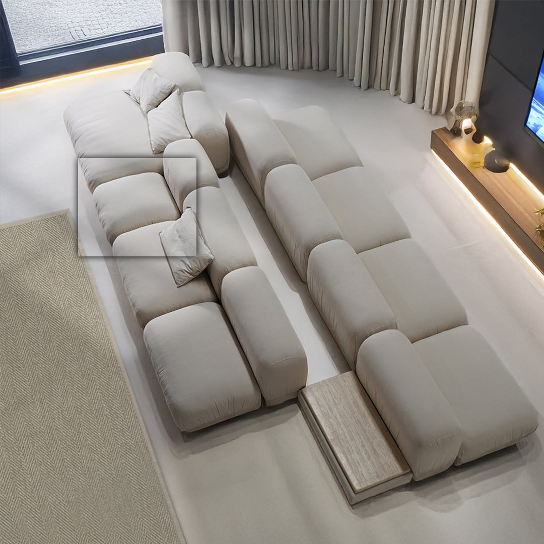 Kaisa Modular Small 1-Seater PZ-SOFA-101/1-S - Sofas - ebarza Furniture UAE | Shop Modern Furniture in Abu Dhabi & Dubai - مفروشات ايبازرا في الامارات | تسوق اثاث عصري وديكورات مميزة في دبي وابوظبي