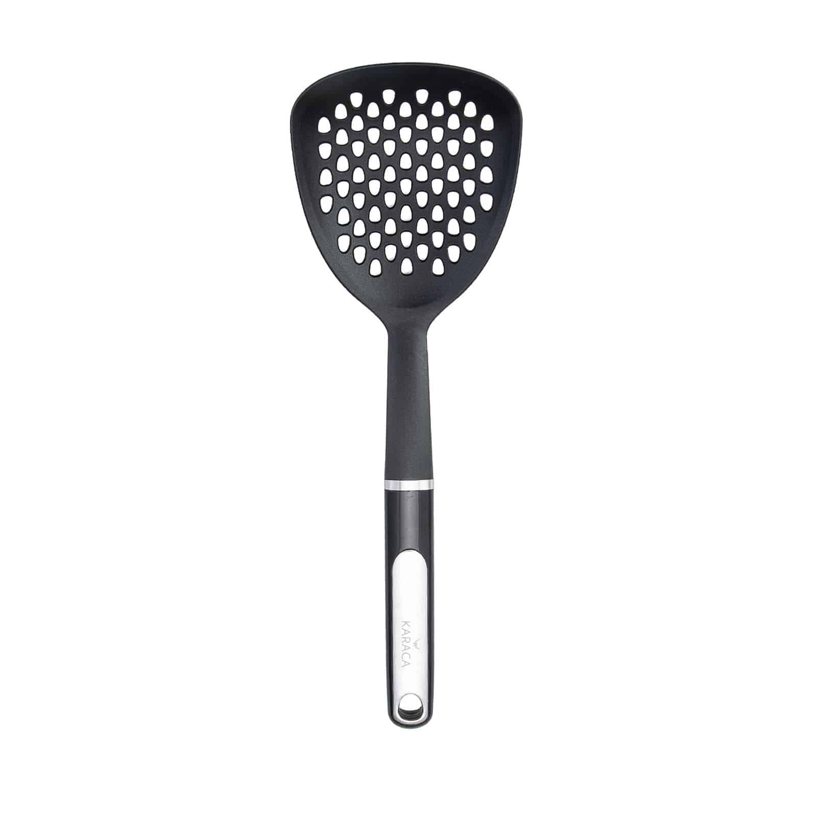 Karaca Cool Gray Perforated Wide Spatula 153.03.07.8803 - Cookware Sets - ebarza Furniture UAE | Shop Modern Furniture in Abu Dhabi & Dubai - مفروشات ايبازرا في الامارات | تسوق اثاث عصري وديكورات مميزة في دبي وابوظبي