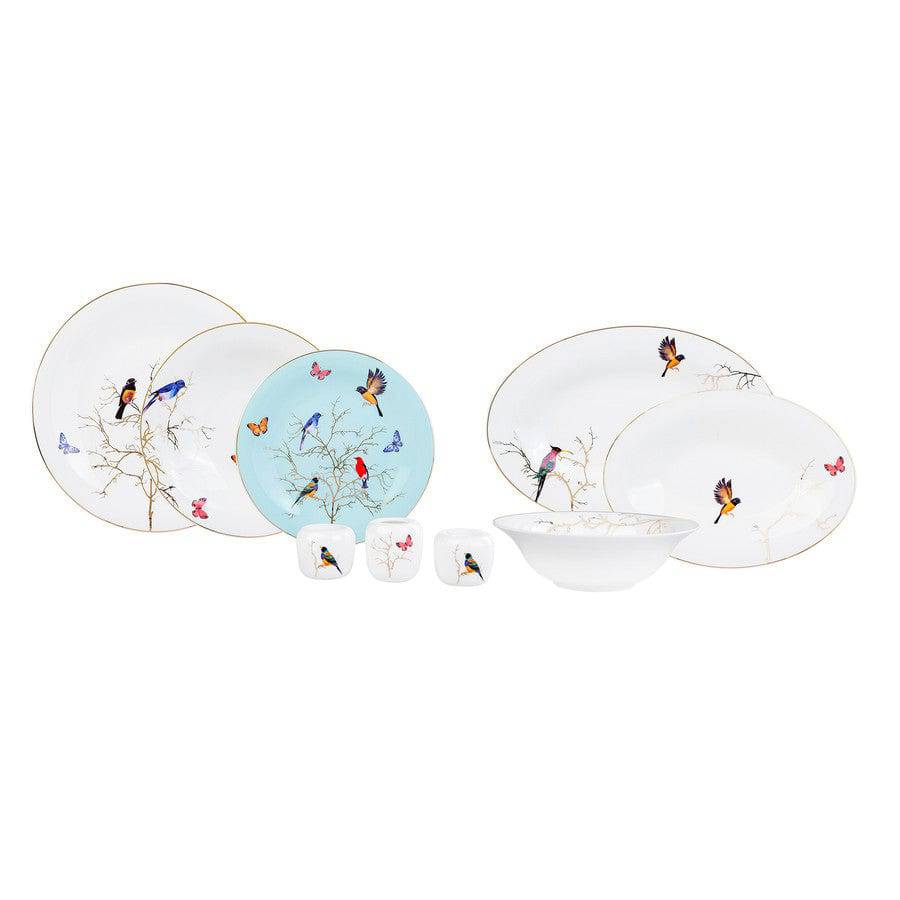 Karaca Fine Pearl Grace Mint 58 Pieces Pearl Dinnerware Set For 12 Persons 153.03.08.0609 - Dinnerware Sets - ebarza Furniture UAE | Shop Modern Furniture in Abu Dhabi & Dubai - مفروشات ايبازرا في الامارات | تسوق اثاث عصري وديكورات مميزة في دبي وابوظبي