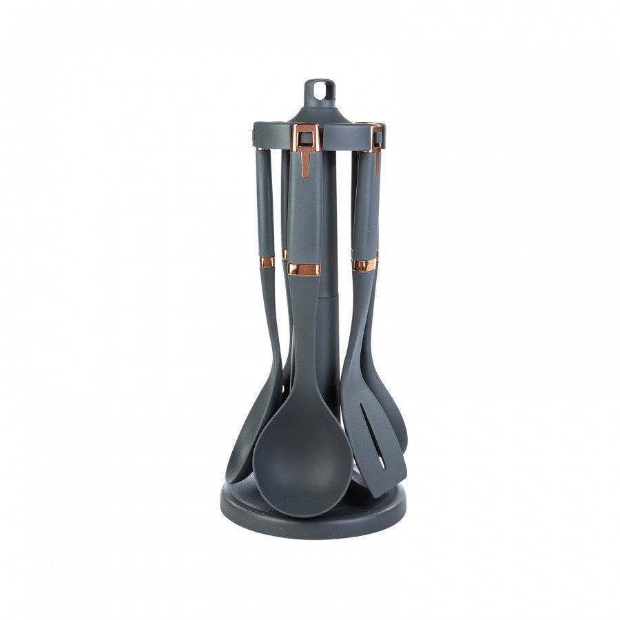 Karaca Forte Gray 6 Piece Service Set 153.03.06.2515 - Service Sets - ebarza Furniture UAE | Shop Modern Furniture in Abu Dhabi & Dubai - مفروشات ايبازرا في الامارات | تسوق اثاث عصري وديكورات مميزة في دبي وابوظبي