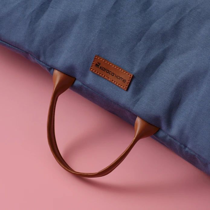 Karaca Home Marley Indigo Square Cushion 200.22.11.0137 - Cushions - ebarza Furniture UAE | Shop Modern Furniture in Abu Dhabi & Dubai - مفروشات ايبازرا في الامارات | تسوق اثاث عصري وديكورات مميزة في دبي وابوظبي