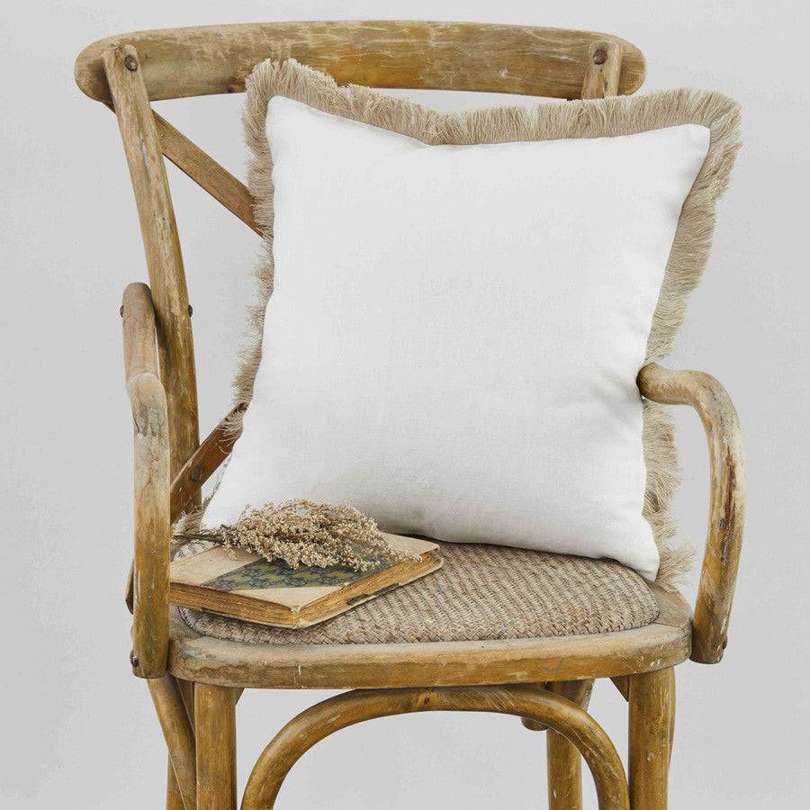 Karaca Home Vesa Frilly Ecru Filled Pillow 45X45 Cm 200.18.01.0665 - Cushions - ebarza Furniture UAE | Shop Modern Furniture in Abu Dhabi & Dubai - مفروشات ايبازرا في الامارات | تسوق اثاث عصري وديكورات مميزة في دبي وابوظبي