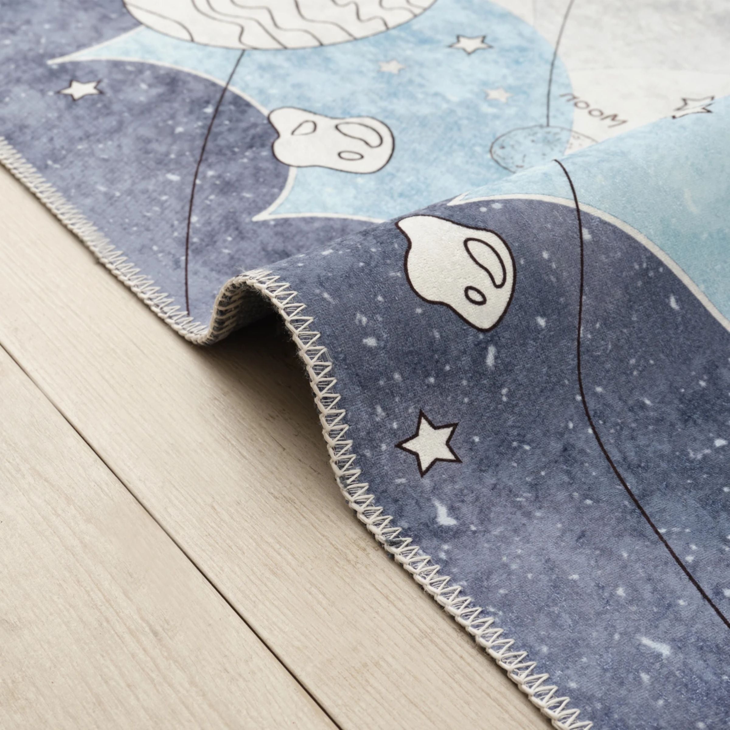 Karaca KASMIR CARPET DECORATIVE ART CHILDREN/GENC UNIVERSE 120X180 210.03.03.3186 - Rugs - ebarza Furniture UAE | Shop Modern Furniture in Abu Dhabi & Dubai - مفروشات ايبازرا في الامارات | تسوق اثاث عصري وديكورات مميزة في دبي وابوظبي