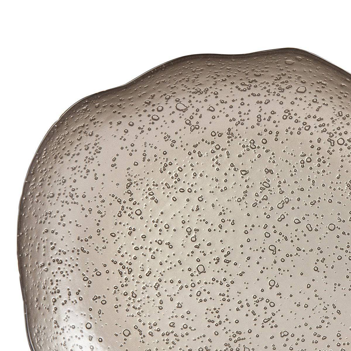 Karaca Lovizna Gray Decorative Plate 38 Cm 153.21.01.0093 - Plates - ebarza Furniture UAE | Shop Modern Furniture in Abu Dhabi & Dubai - مفروشات ايبازرا في الامارات | تسوق اثاث عصري وديكورات مميزة في دبي وابوظبي