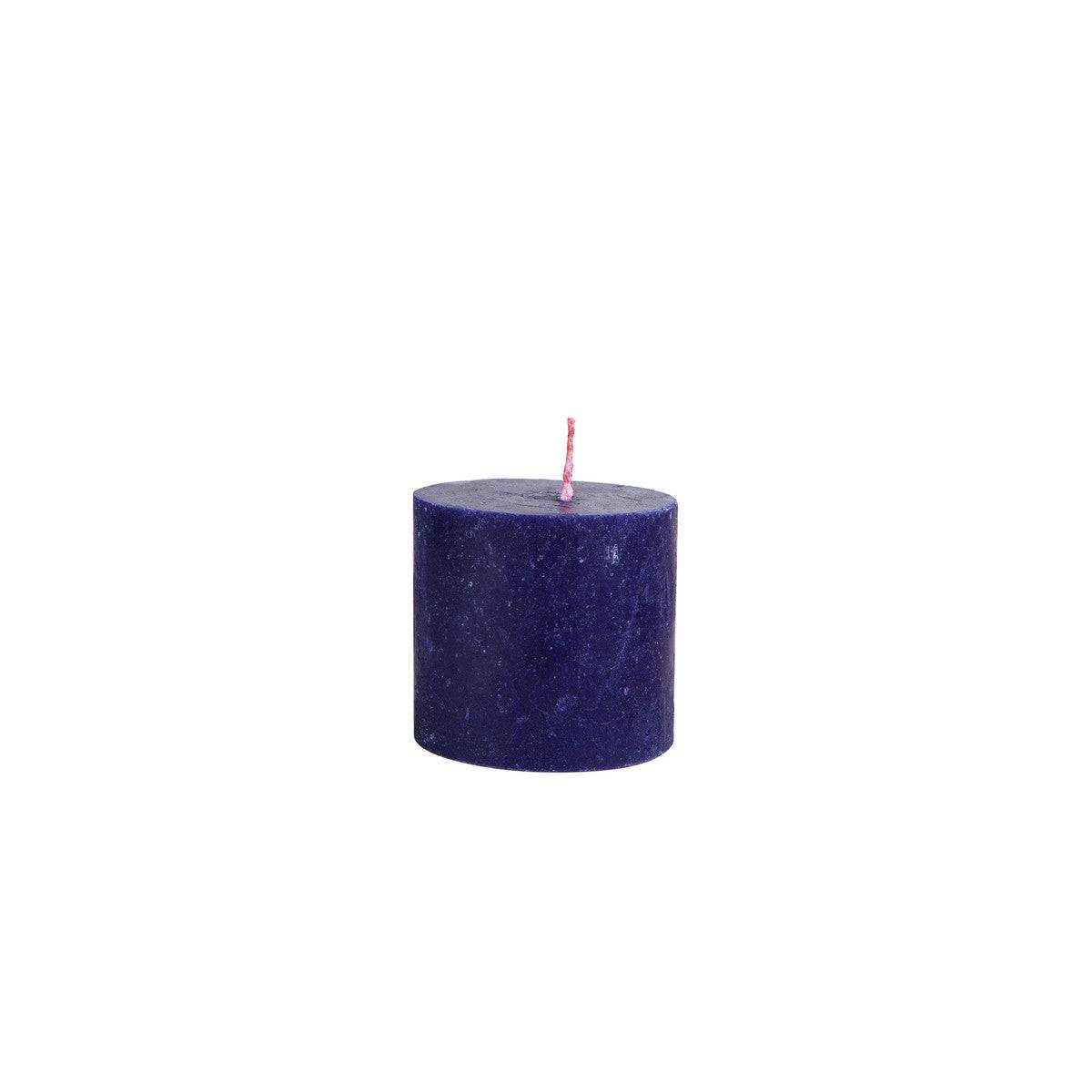 Karaca Navy Blue Cylinder Candle 6,5X6 Cm 153.20.01.0412 - Candles - ebarza Furniture UAE | Shop Modern Furniture in Abu Dhabi & Dubai - مفروشات ايبازرا في الامارات | تسوق اثاث عصري وديكورات مميزة في دبي وابوظبي