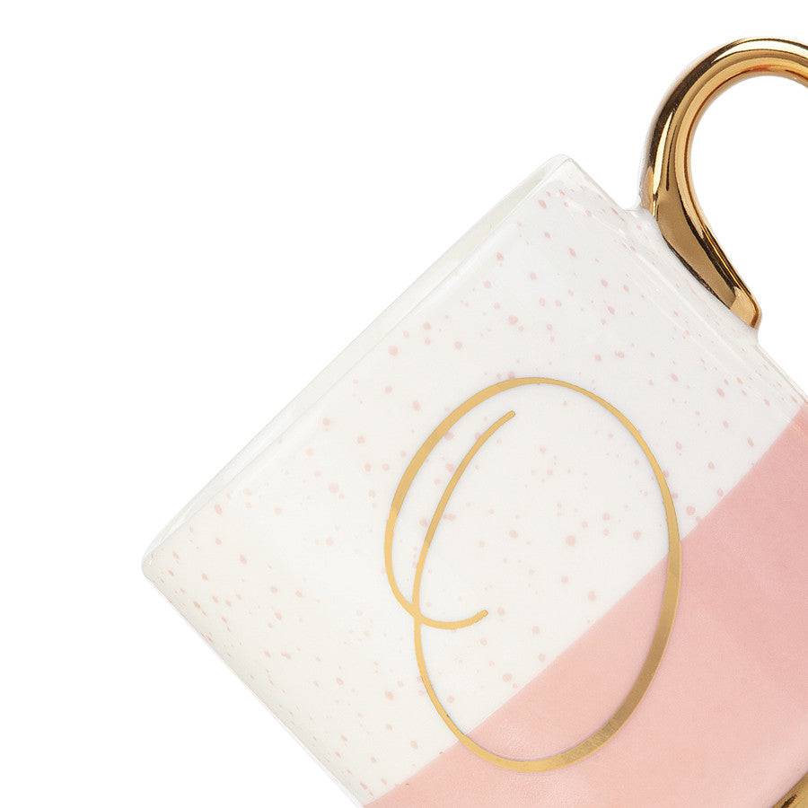 Karaca O Letter Mug 153.03.06.1622 - Mugs - ebarza Furniture UAE | Shop Modern Furniture in Abu Dhabi & Dubai - مفروشات ايبازرا في الامارات | تسوق اثاث عصري وديكورات مميزة في دبي وابوظبي