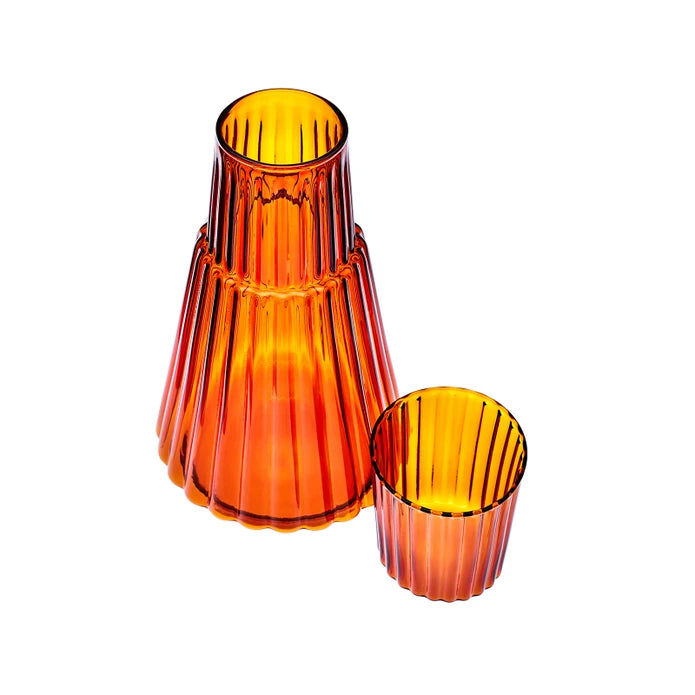 Karaca Pier Jug Amber 153.09.01.3182 - Drinkware - ebarza Furniture UAE | Shop Modern Furniture in Abu Dhabi & Dubai - مفروشات ايبازرا في الامارات | تسوق اثاث عصري وديكورات مميزة في دبي وابوظبي