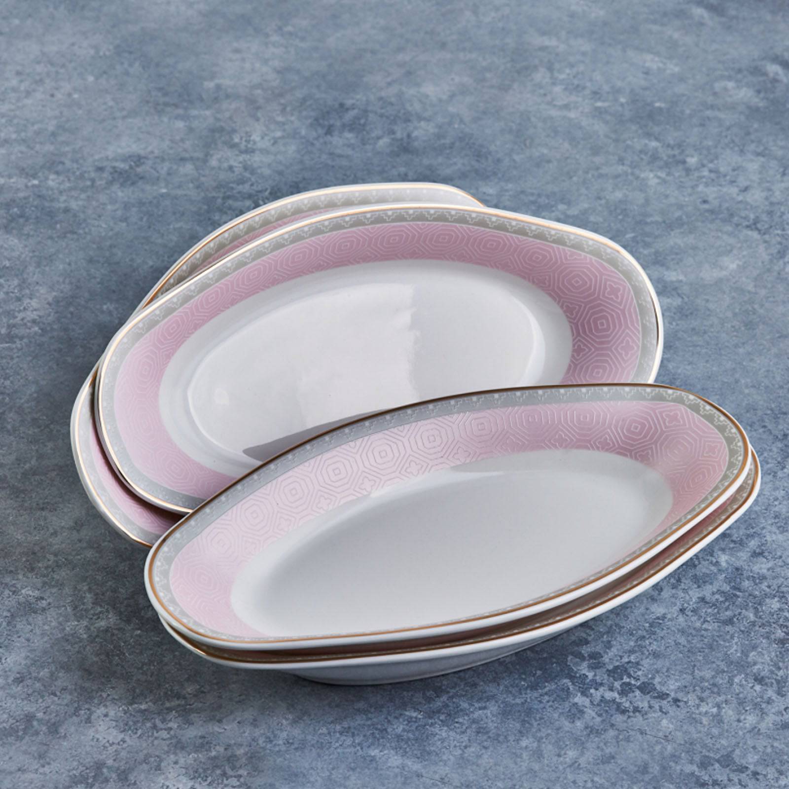 Karaca Romeo Plate 153.03.07.9555 - Plates - ebarza Furniture UAE | Shop Modern Furniture in Abu Dhabi & Dubai - مفروشات ايبازرا في الامارات | تسوق اثاث عصري وديكورات مميزة في دبي وابوظبي