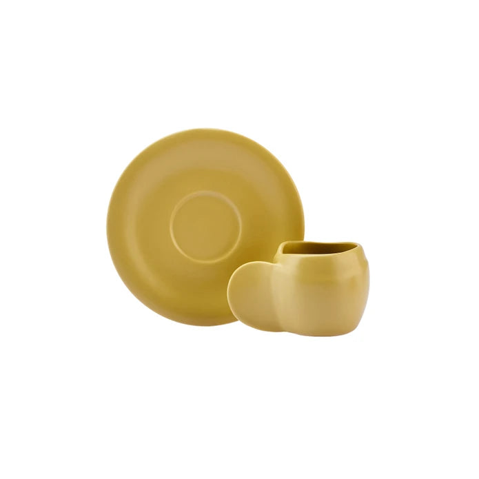 Karaca Rosy Coffee Cup Set for 2 Persons 90 ml 153.03.05.0144 - Coffee Sets - ebarza Furniture UAE | Shop Modern Furniture in Abu Dhabi & Dubai - مفروشات ايبازرا في الامارات | تسوق اثاث عصري وديكورات مميزة في دبي وابوظبي