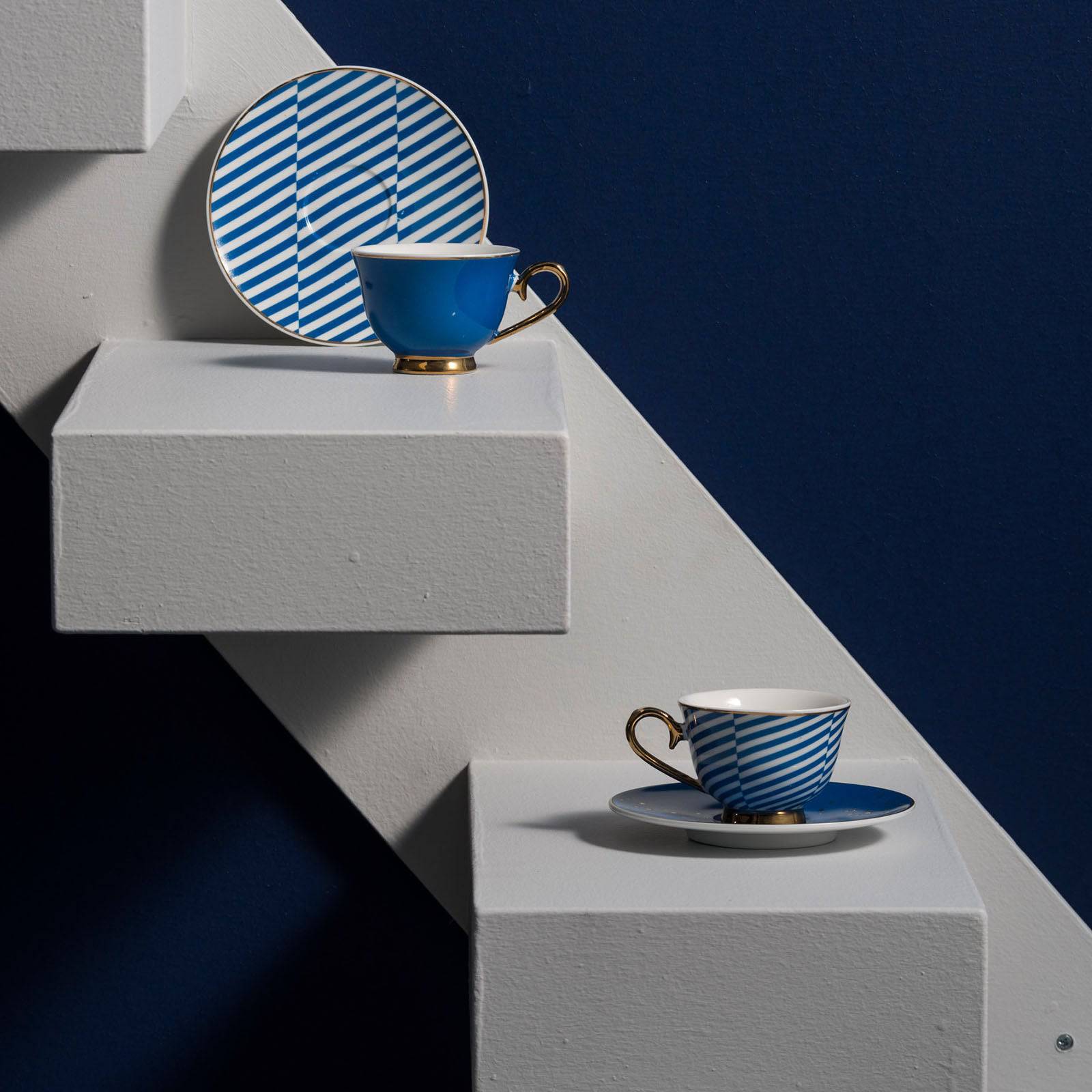 Karaca Sailor 2 Person Coffee Cup Set 153.01.01.4105 - Coffee Sets - ebarza Furniture UAE | Shop Modern Furniture in Abu Dhabi & Dubai - مفروشات ايبازرا في الامارات | تسوق اثاث عصري وديكورات مميزة في دبي وابوظبي