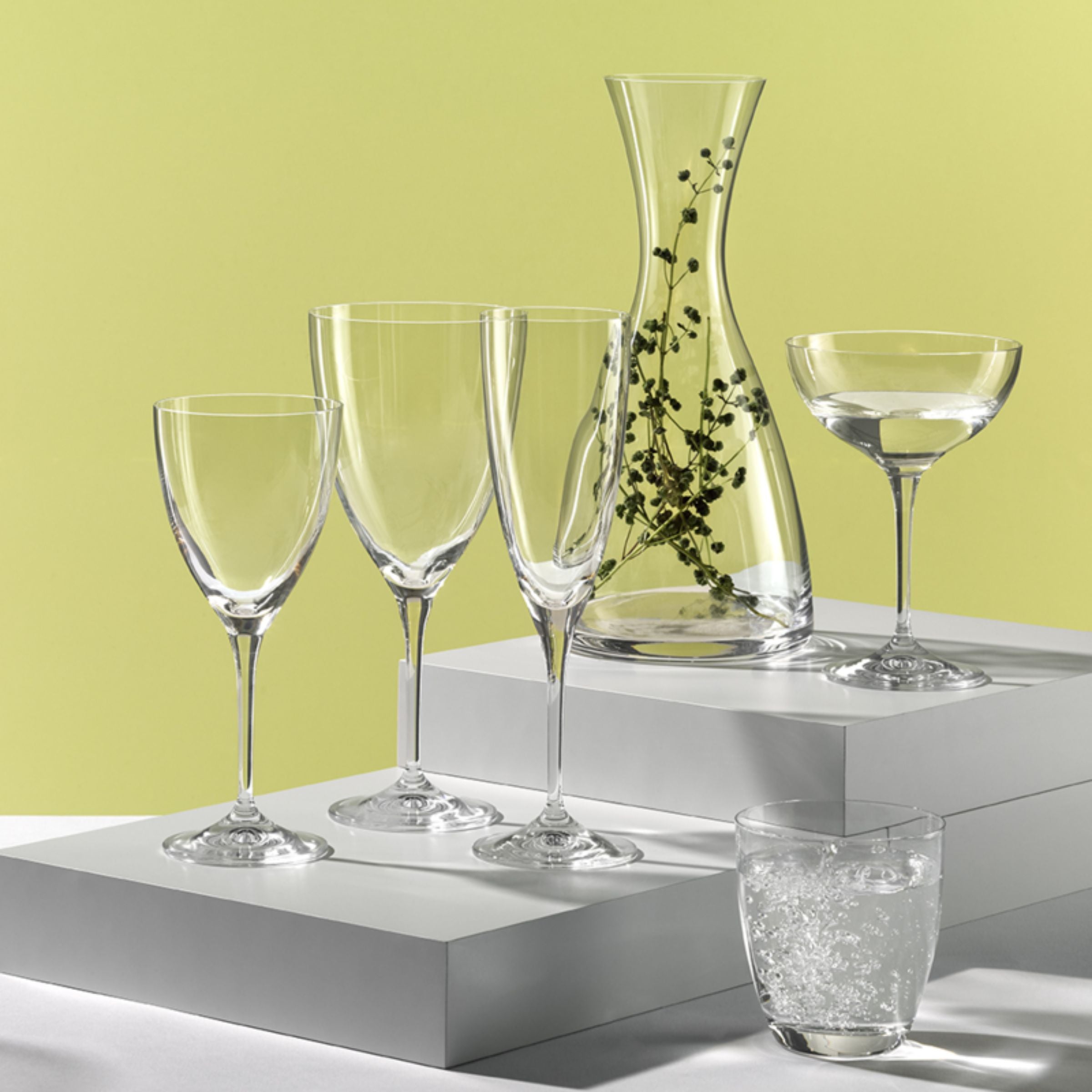 Kate soft Set of 6 drink glasses 350 m - Drinkware - ebarza Furniture UAE | Shop Modern Furniture in Abu Dhabi & Dubai - مفروشات ايبازرا في الامارات | تسوق اثاث عصري وديكورات مميزة في دبي وابوظبي