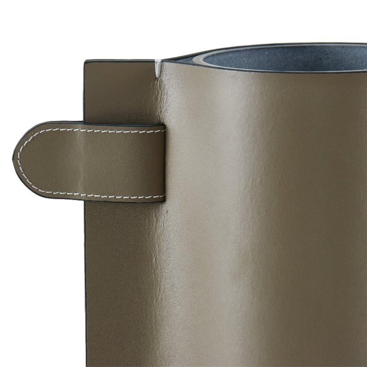 KHAKI FLOWER VASE- L DP201200DL - Vases - ebarza Furniture UAE | Shop Modern Furniture in Abu Dhabi & Dubai - مفروشات ايبازرا في الامارات | تسوق اثاث عصري وديكورات مميزة في دبي وابوظبي