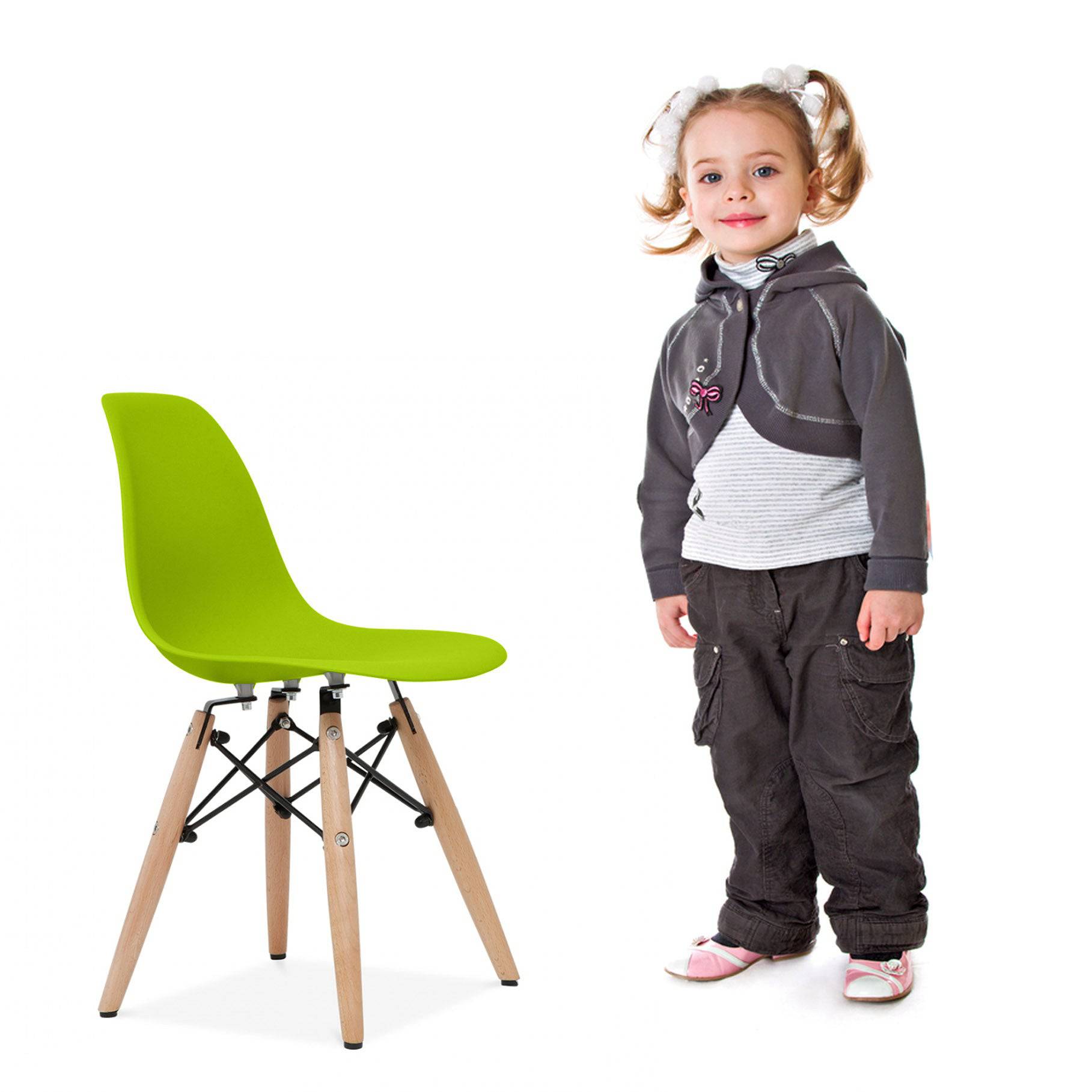 Kids Chair Plastic Pc-0117W-P -  Kids Chairs | كرسي اطفال - بلاستيك - ebarza Furniture UAE | Shop Modern Furniture in Abu Dhabi & Dubai - مفروشات ايبازرا في الامارات | تسوق اثاث عصري وديكورات مميزة في دبي وابوظبي
