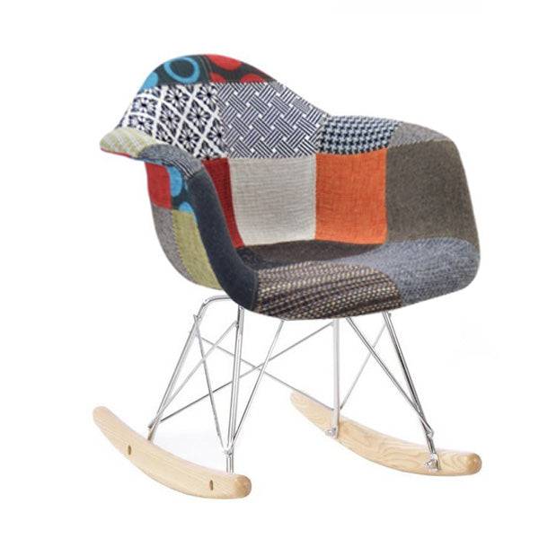 Kids Fabric Rocking Chair Pc-018R-R -  Kids Chairs | كرسي هزاز للأطفال - ebarza Furniture UAE | Shop Modern Furniture in Abu Dhabi & Dubai - مفروشات ايبازرا في الامارات | تسوق اثاث عصري وديكورات مميزة في دبي وابوظبي
