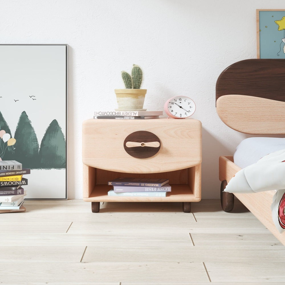 Kids JayJay storage cabinet by Beacon, a kids' shelves unit with colorful compartments for organized toy and book storage.