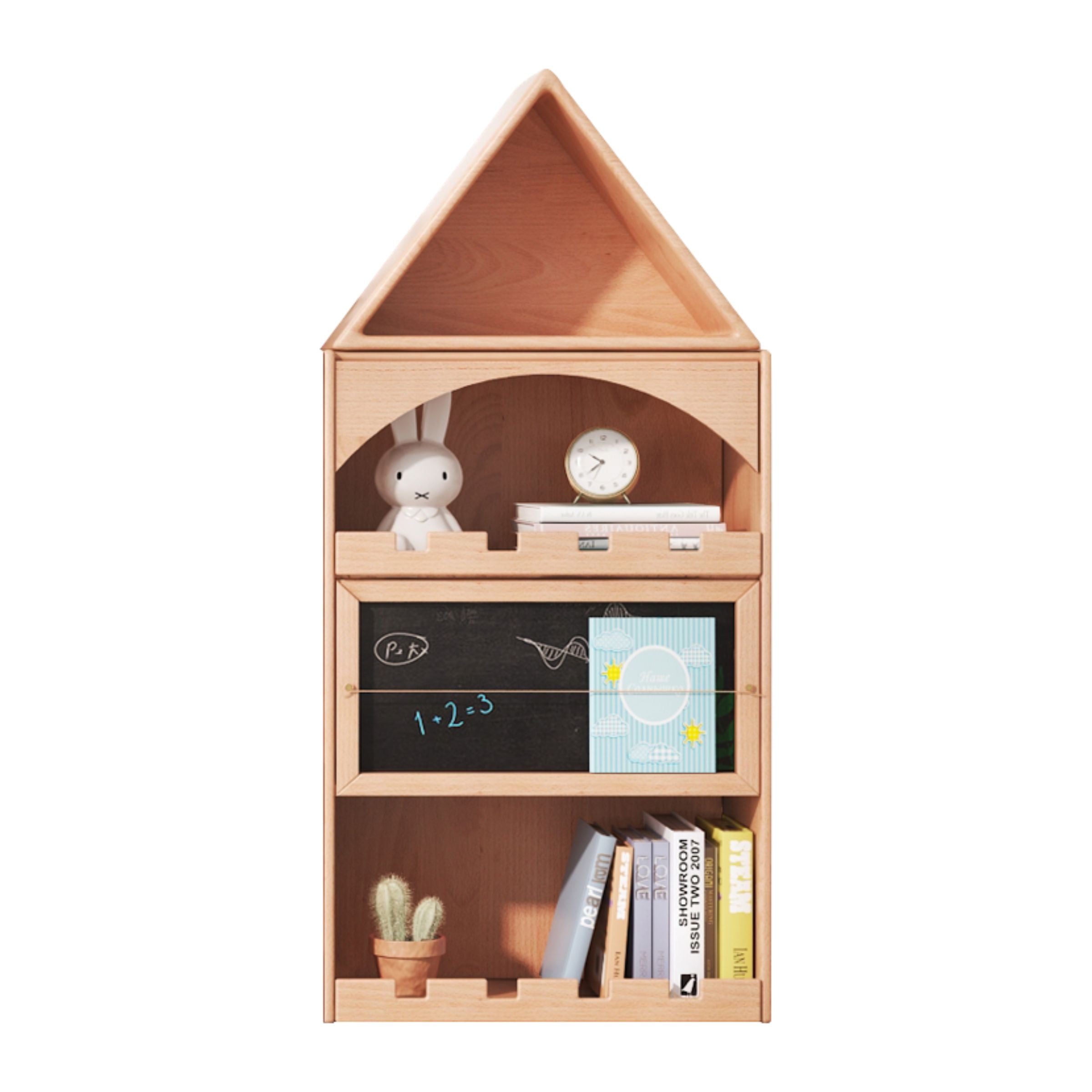 KIDS PEEKABOO Bookshelf - E2007N - Kids Shelves - ebarza Furniture UAE | Shop Modern Furniture in Abu Dhabi & Dubai - مفروشات ايبازرا في الامارات | تسوق اثاث عصري وديكورات مميزة في دبي وابوظبي