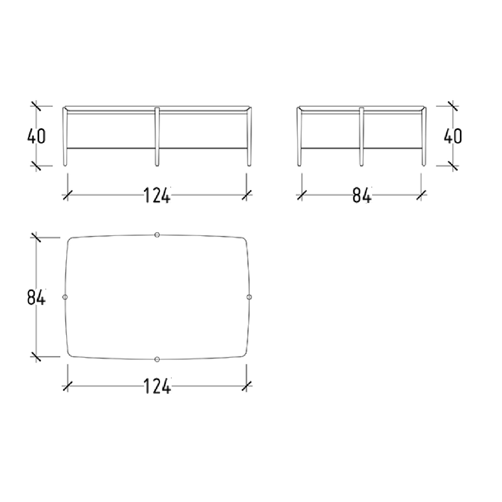 Kito Center Table With Wood Top Ktoct-055 - Coffee Tables - ebarza Furniture UAE | Shop Modern Furniture in Abu Dhabi & Dubai - مفروشات ايبازرا في الامارات | تسوق اثاث عصري وديكورات مميزة في دبي وابوظبي