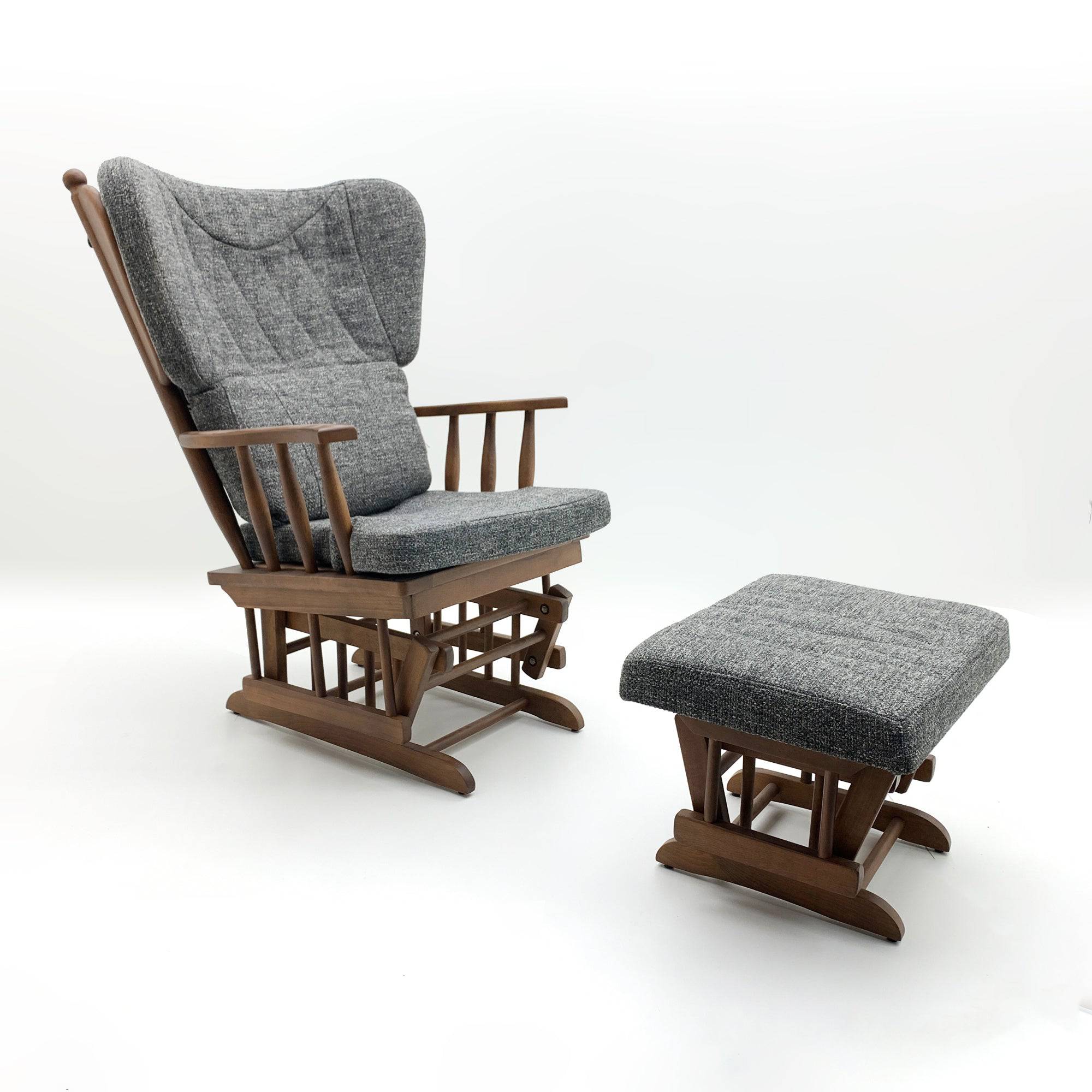 Konfor Rocking Chair And Rocking Pouf Kon-Cosmic48