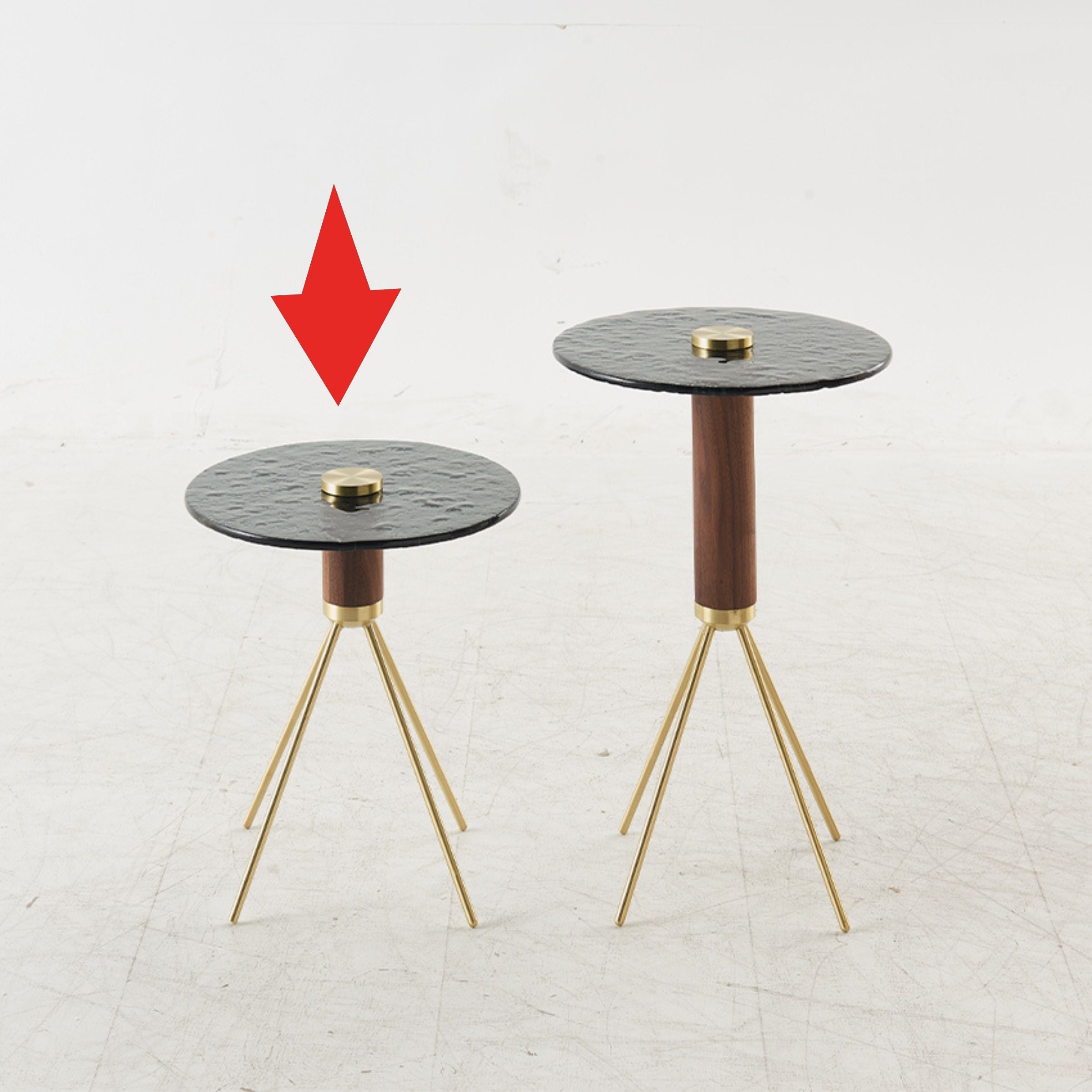 Lama Side Table 38 cm MLL-D62 - Side Tables - ebarza Furniture UAE | Shop Modern Furniture in Abu Dhabi & Dubai - مفروشات ايبازرا في الامارات | تسوق اثاث عصري وديكورات مميزة في دبي وابوظبي