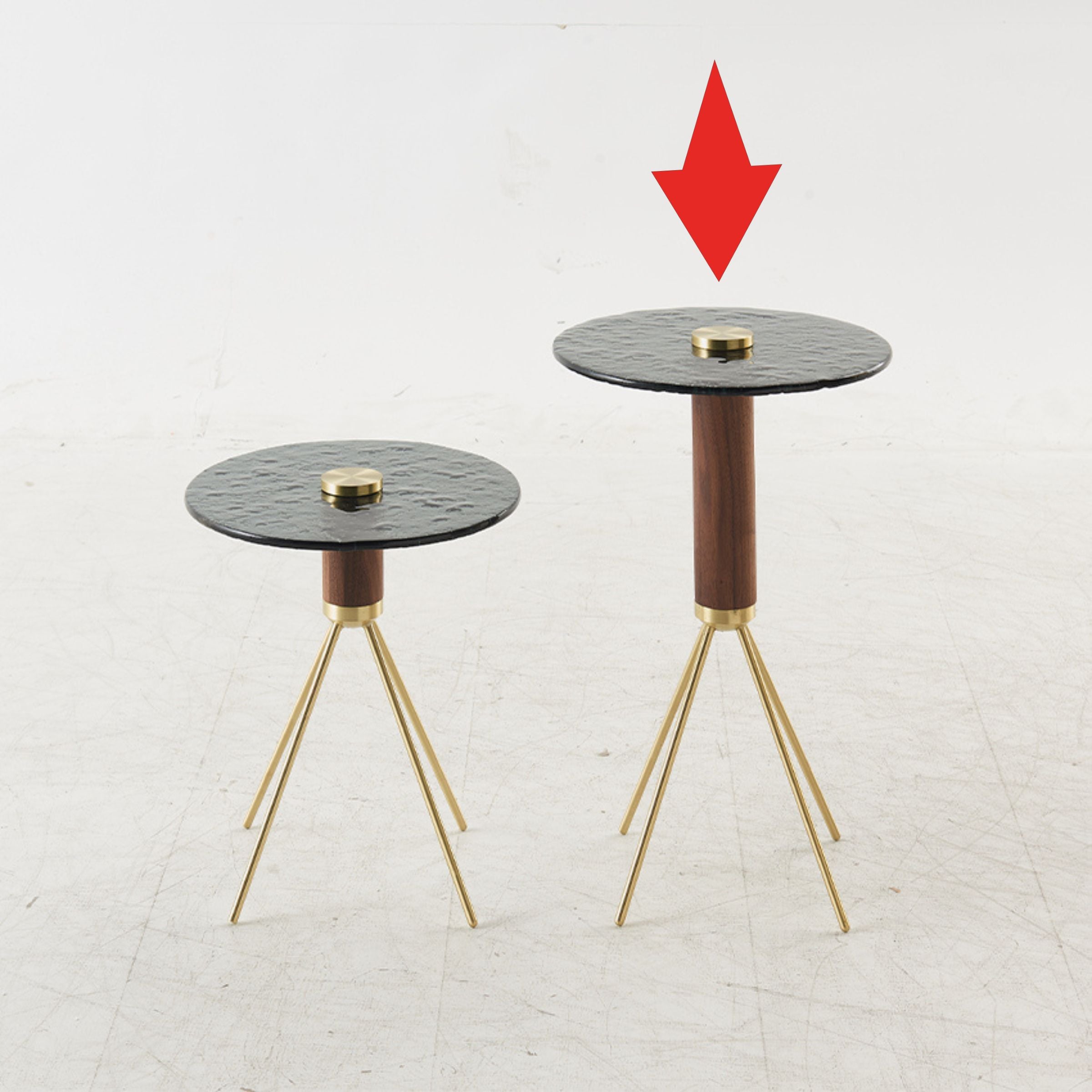 Lama Side Table 53 cm MLL-D62 - Side Tables - ebarza Furniture UAE | Shop Modern Furniture in Abu Dhabi & Dubai - مفروشات ايبازرا في الامارات | تسوق اثاث عصري وديكورات مميزة في دبي وابوظبي