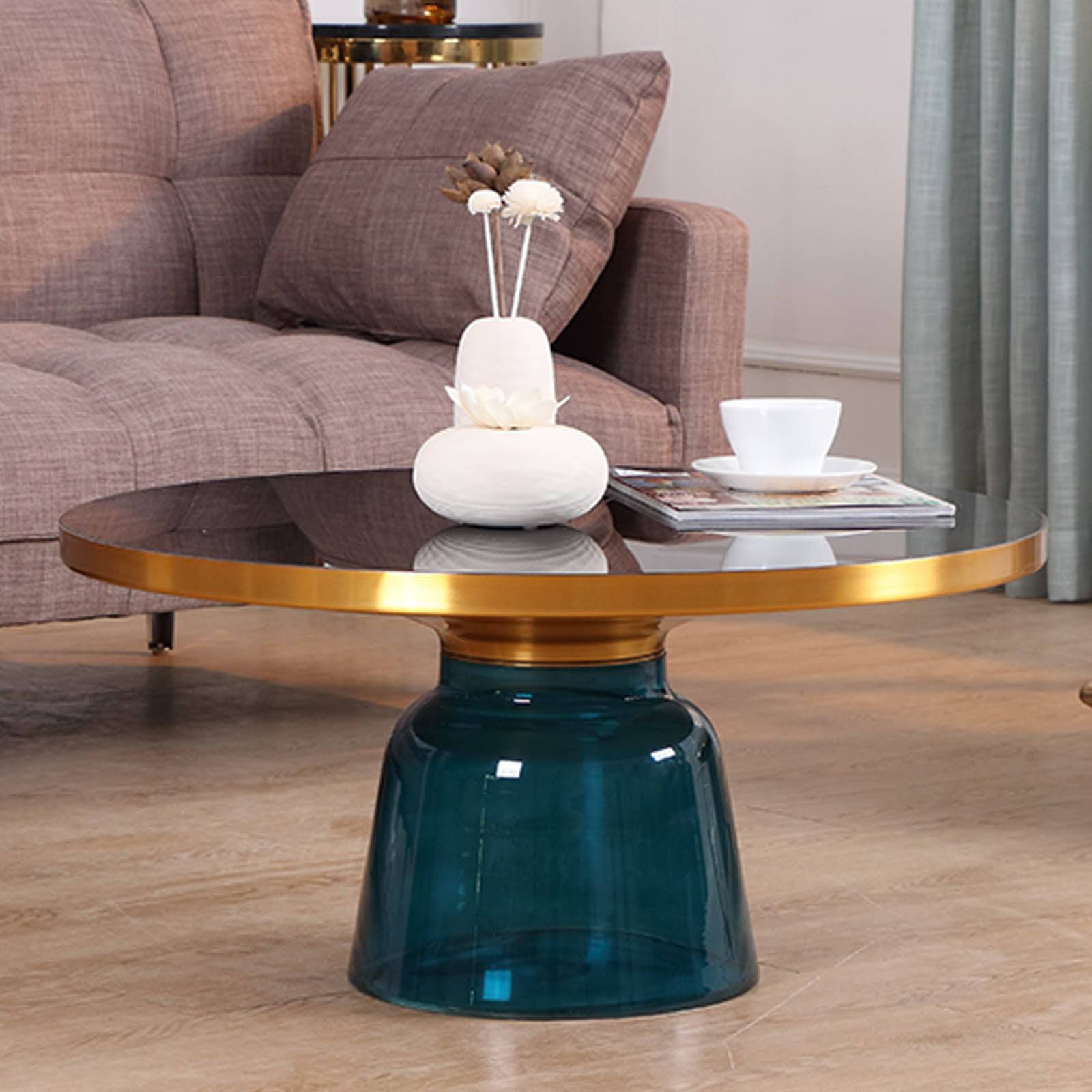 Latina Coffee Table Tg-26-Y-Ct8485-75-YG - Coffee Tables - ebarza Furniture UAE | Shop Modern Furniture in Abu Dhabi & Dubai - مفروشات ايبازرا في الامارات | تسوق اثاث عصري وديكورات مميزة في دبي وابوظبي