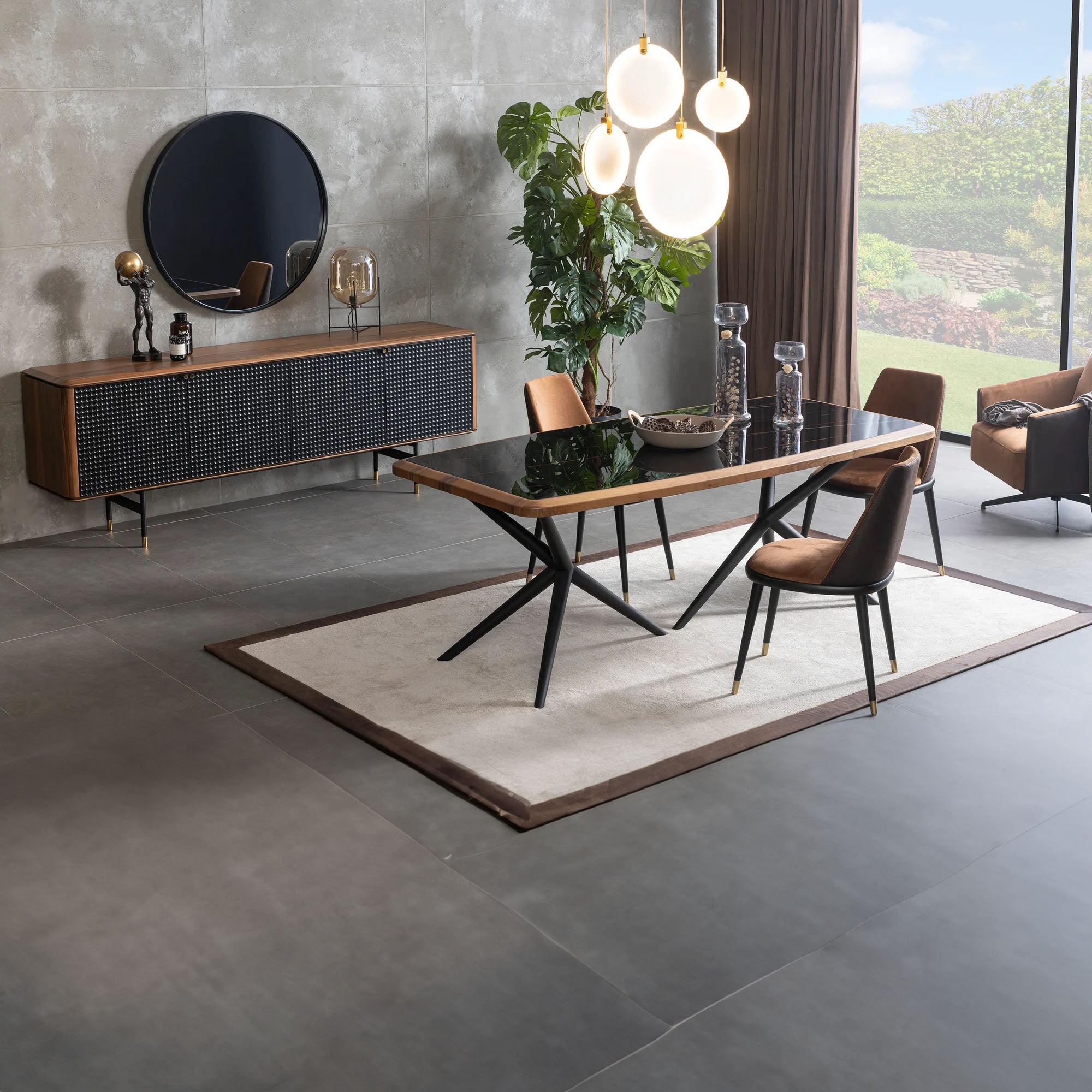 Layla Dining Table Lyla-Dt - Dining Tables - ebarza Furniture UAE | Shop Modern Furniture in Abu Dhabi & Dubai - مفروشات ايبازرا في الامارات | تسوق اثاث عصري وديكورات مميزة في دبي وابوظبي