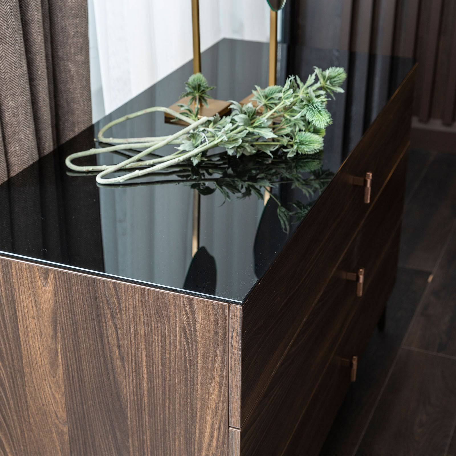 Lazio Only Dresser+ Mirror Lazio-Dresser - Dressers and Mirrors - ebarza Furniture UAE | Shop Modern Furniture in Abu Dhabi & Dubai - مفروشات ايبازرا في الامارات | تسوق اثاث عصري وديكورات مميزة في دبي وابوظبي