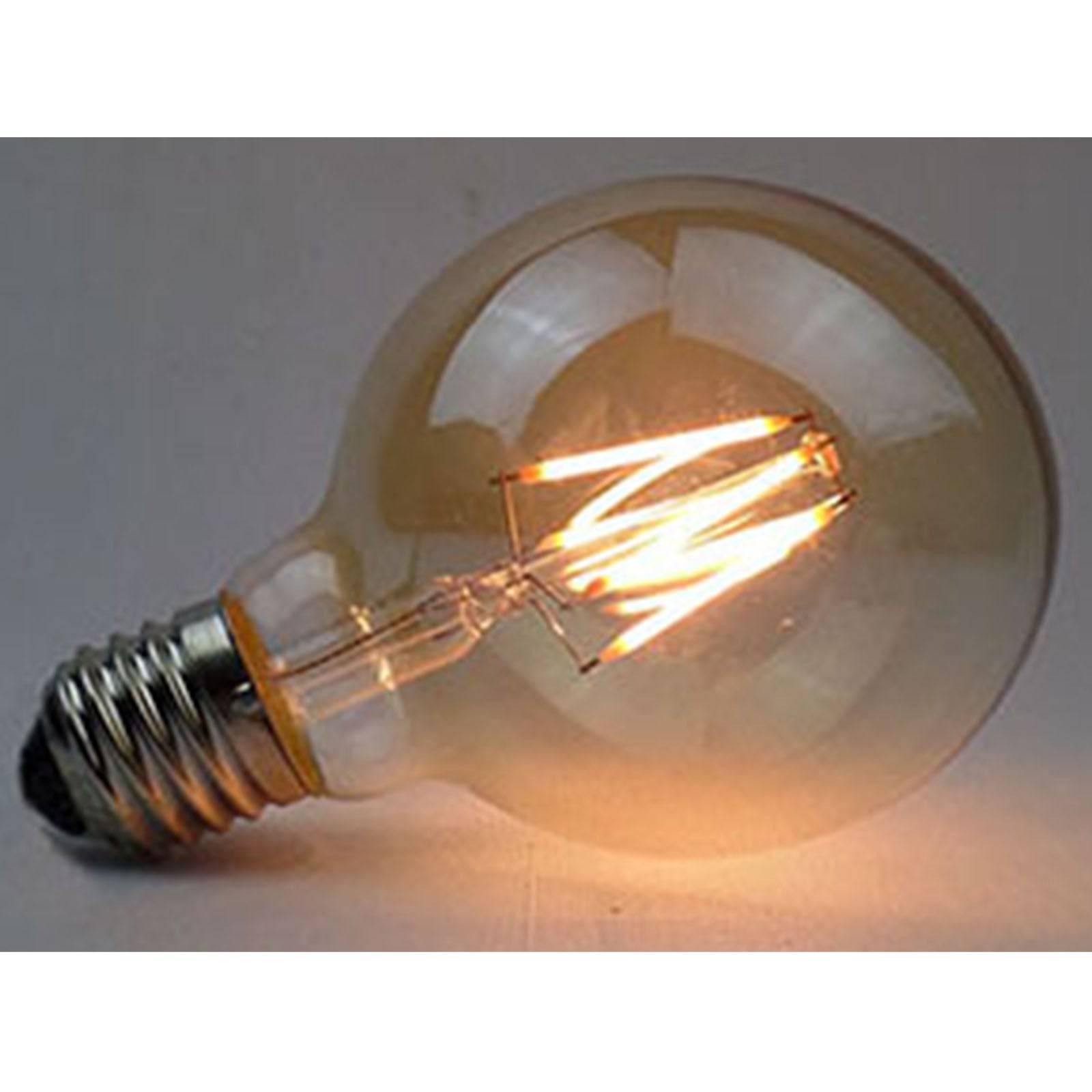 Led E27 Vintage Bulb G125-6W - Bulbs - ebarza Furniture UAE | Shop Modern Furniture in Abu Dhabi & Dubai - مفروشات ايبازرا في الامارات | تسوق اثاث عصري وديكورات مميزة في دبي وابوظبي