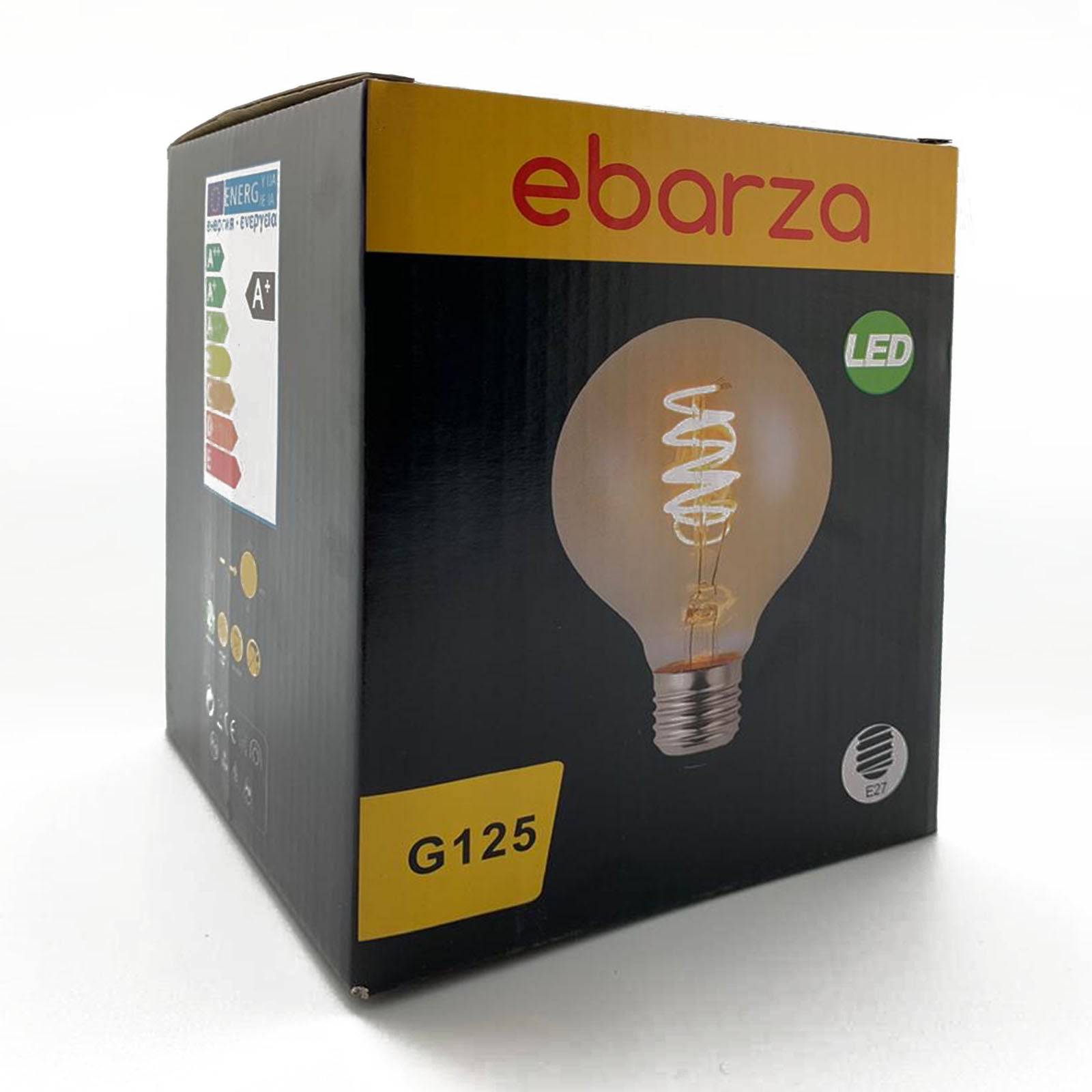 Led E27 Vintage Bulb G125-6W - Bulbs - ebarza Furniture UAE | Shop Modern Furniture in Abu Dhabi & Dubai - مفروشات ايبازرا في الامارات | تسوق اثاث عصري وديكورات مميزة في دبي وابوظبي