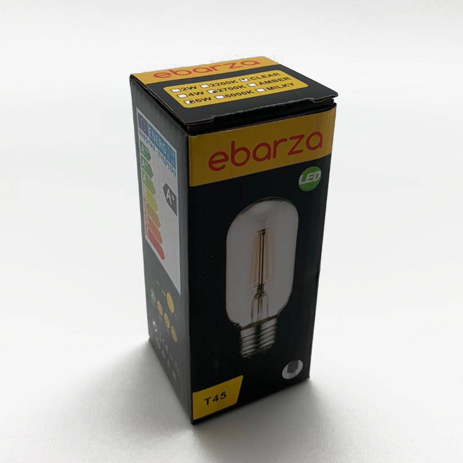 Led E27 Vintage Bulb T45-6W - Bulbs - ebarza Furniture UAE | Shop Modern Furniture in Abu Dhabi & Dubai - مفروشات ايبازرا في الامارات | تسوق اثاث عصري وديكورات مميزة في دبي وابوظبي
