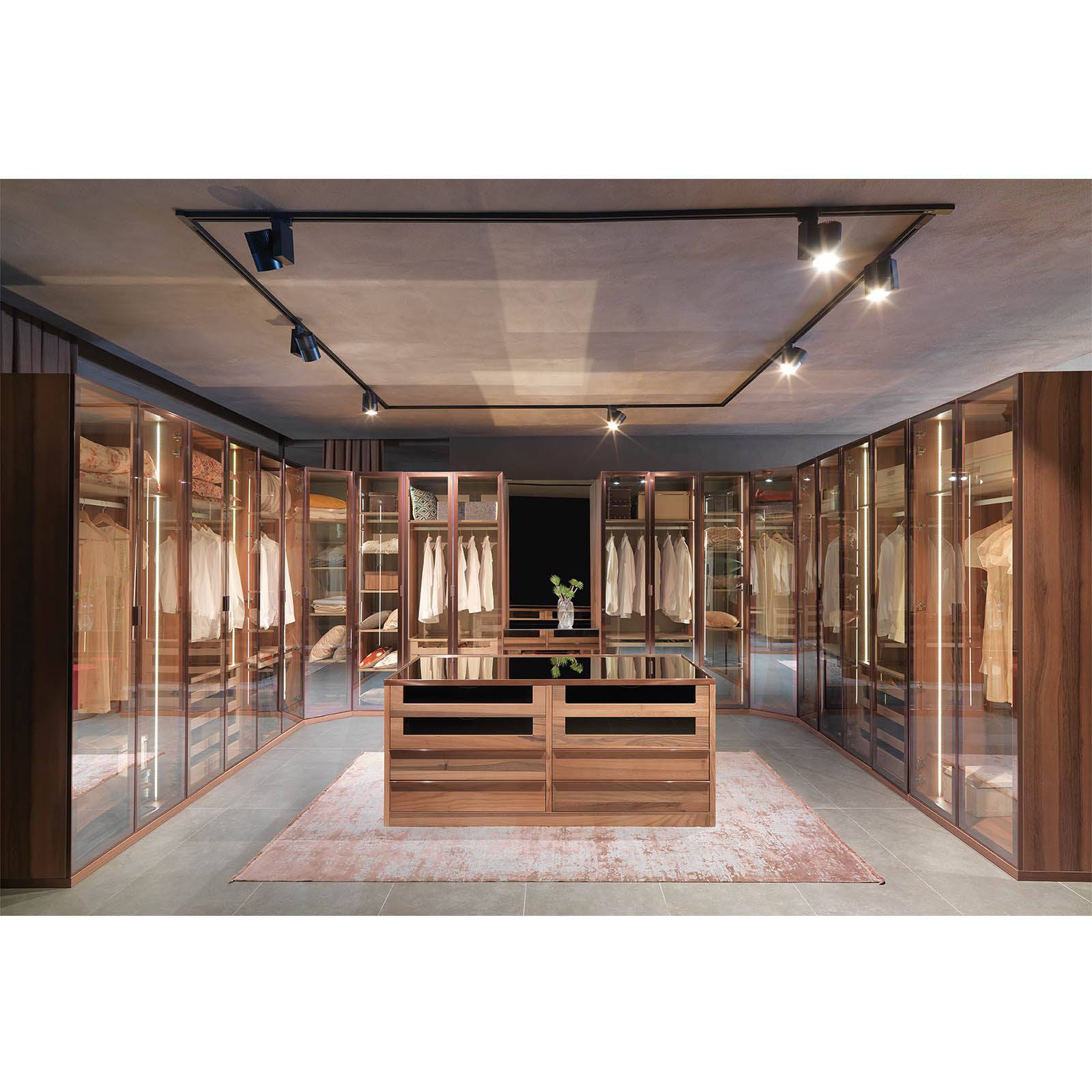 Block Cabinet Corner Module with LED & Wooden Door - Block-corner-wood - Cabinets - ebarza Furniture UAE | Shop Modern Furniture in Abu Dhabi & Dubai - مفروشات ايبازرا في الامارات | تسوق اثاث عصري وديكورات مميزة في دبي وابوظبي