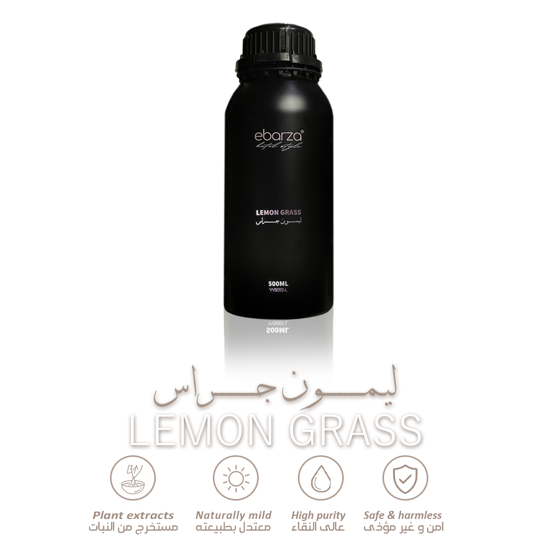 Lemon Grass Essential Oil -500ML YY8092-500ml-L - Essential Oils - ebarza Furniture UAE | Shop Modern Furniture in Abu Dhabi & Dubai - مفروشات ايبازرا في الامارات | تسوق اثاث عصري وديكورات مميزة في دبي وابوظبي