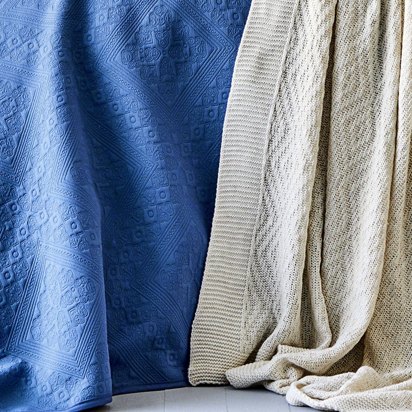 Levni Blue Double Rnf 8 Piece Winter( Levni Mavi) Set 200.15.01.0116 - Bedding - ebarza Furniture UAE | Shop Modern Furniture in Abu Dhabi & Dubai - مفروشات ايبازرا في الامارات | تسوق اثاث عصري وديكورات مميزة في دبي وابوظبي