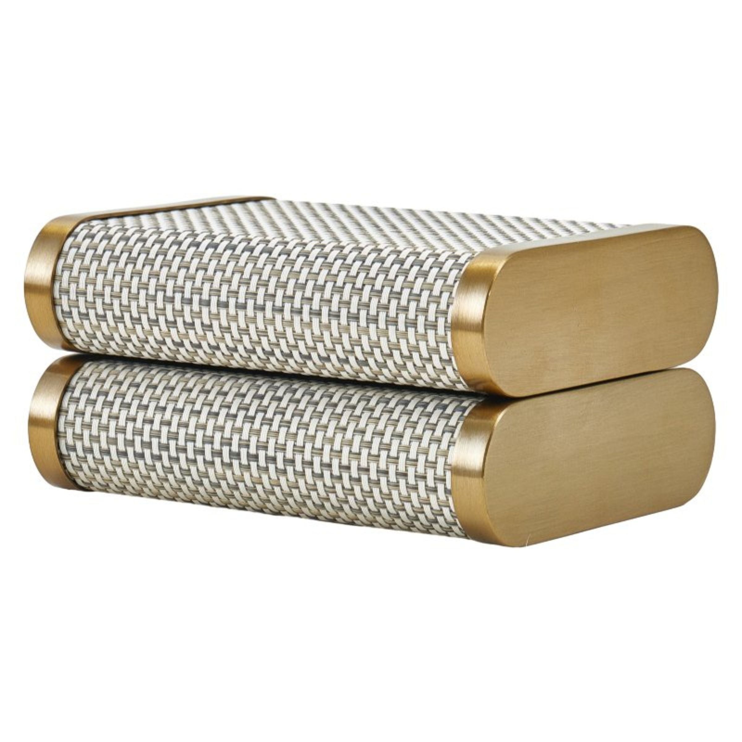 LIGHT BEIGE STORAGE BOX- L DH201215AL - Decorative Boxes - ebarza Furniture UAE | Shop Modern Furniture in Abu Dhabi & Dubai - مفروشات ايبازرا في الامارات | تسوق اثاث عصري وديكورات مميزة في دبي وابوظبي