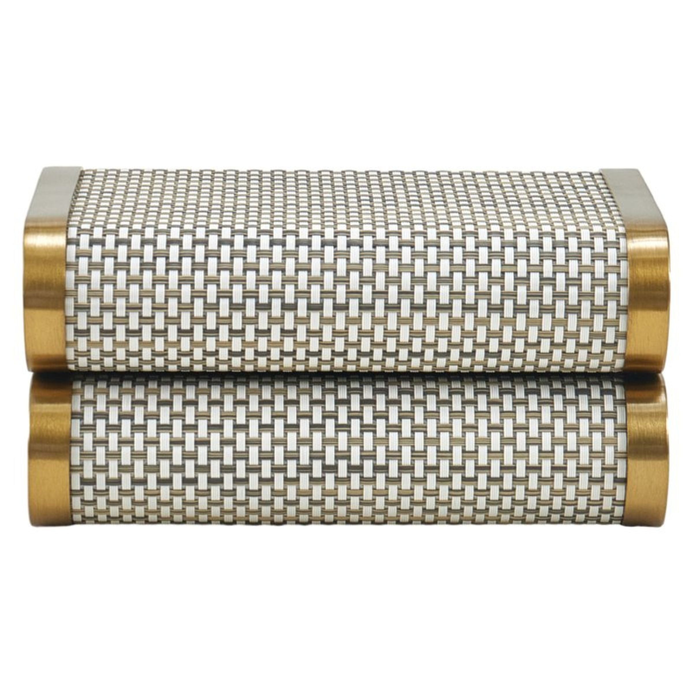 LIGHT BEIGE STORAGE BOX- L DH201215AL - Decorative Boxes - ebarza Furniture UAE | Shop Modern Furniture in Abu Dhabi & Dubai - مفروشات ايبازرا في الامارات | تسوق اثاث عصري وديكورات مميزة في دبي وابوظبي