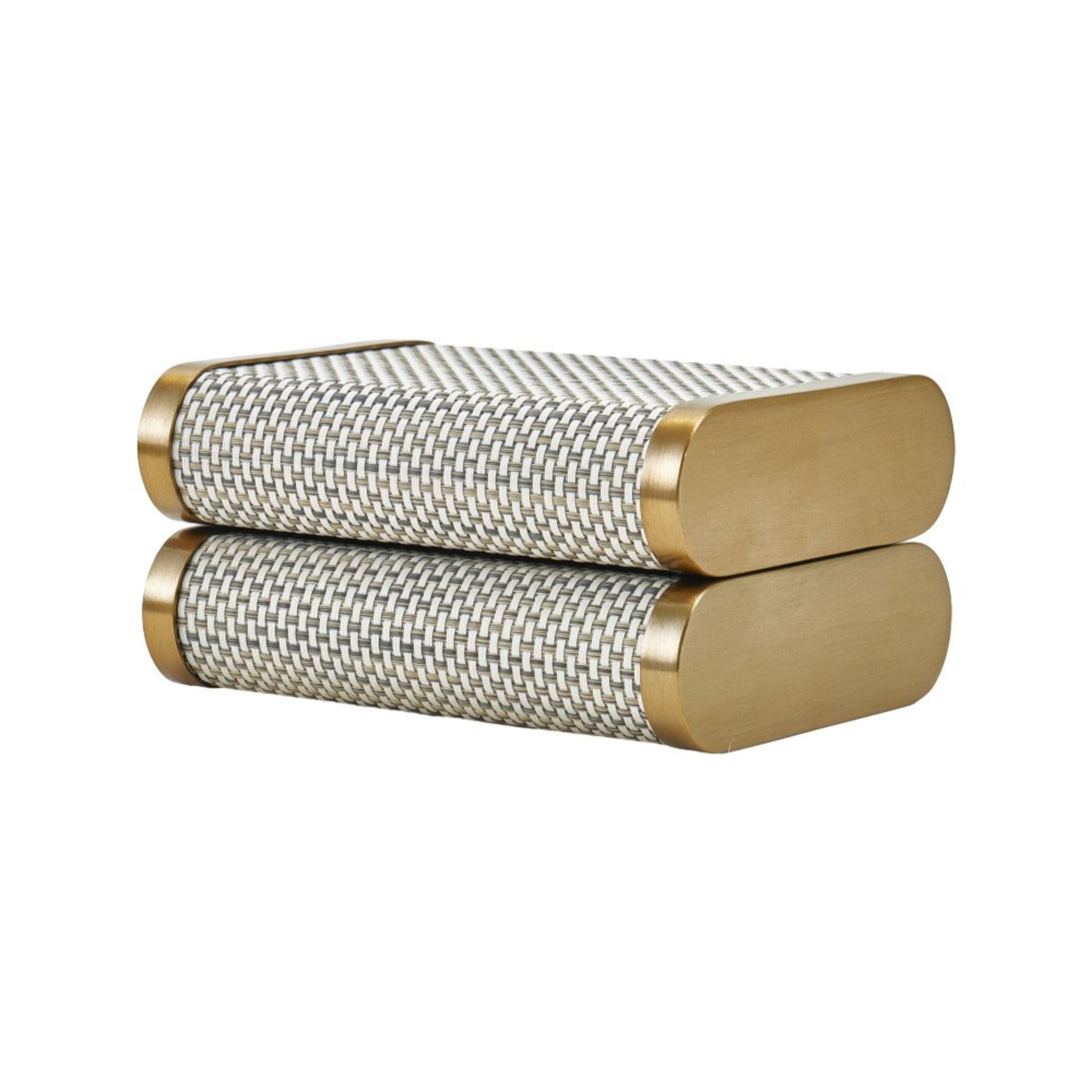 LIGHT BEIGE STORAGE BOX- S DH201215AS - Decorative Boxes - ebarza Furniture UAE | Shop Modern Furniture in Abu Dhabi & Dubai - مفروشات ايبازرا في الامارات | تسوق اثاث عصري وديكورات مميزة في دبي وابوظبي