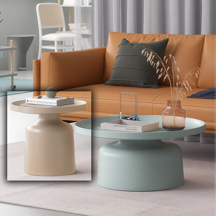 Light brown RUDI GT-406 coffee table with a sleek, modern design and smooth surface, ideal for living room decor.