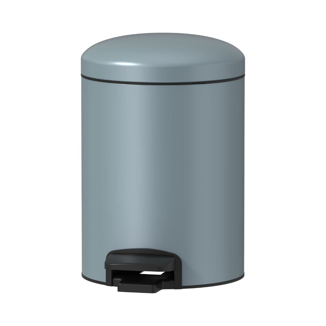 Light green BEACON pedal trash bin JH-8854-GRN with foot pedal and lid for waste disposal.