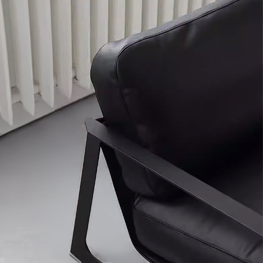 Lille Lounge Chair LC008-Black - Lounge Chairs - ebarza Furniture UAE | Shop Modern Furniture in Abu Dhabi & Dubai - مفروشات ايبازرا في الامارات | تسوق اثاث عصري وديكورات مميزة في دبي وابوظبي