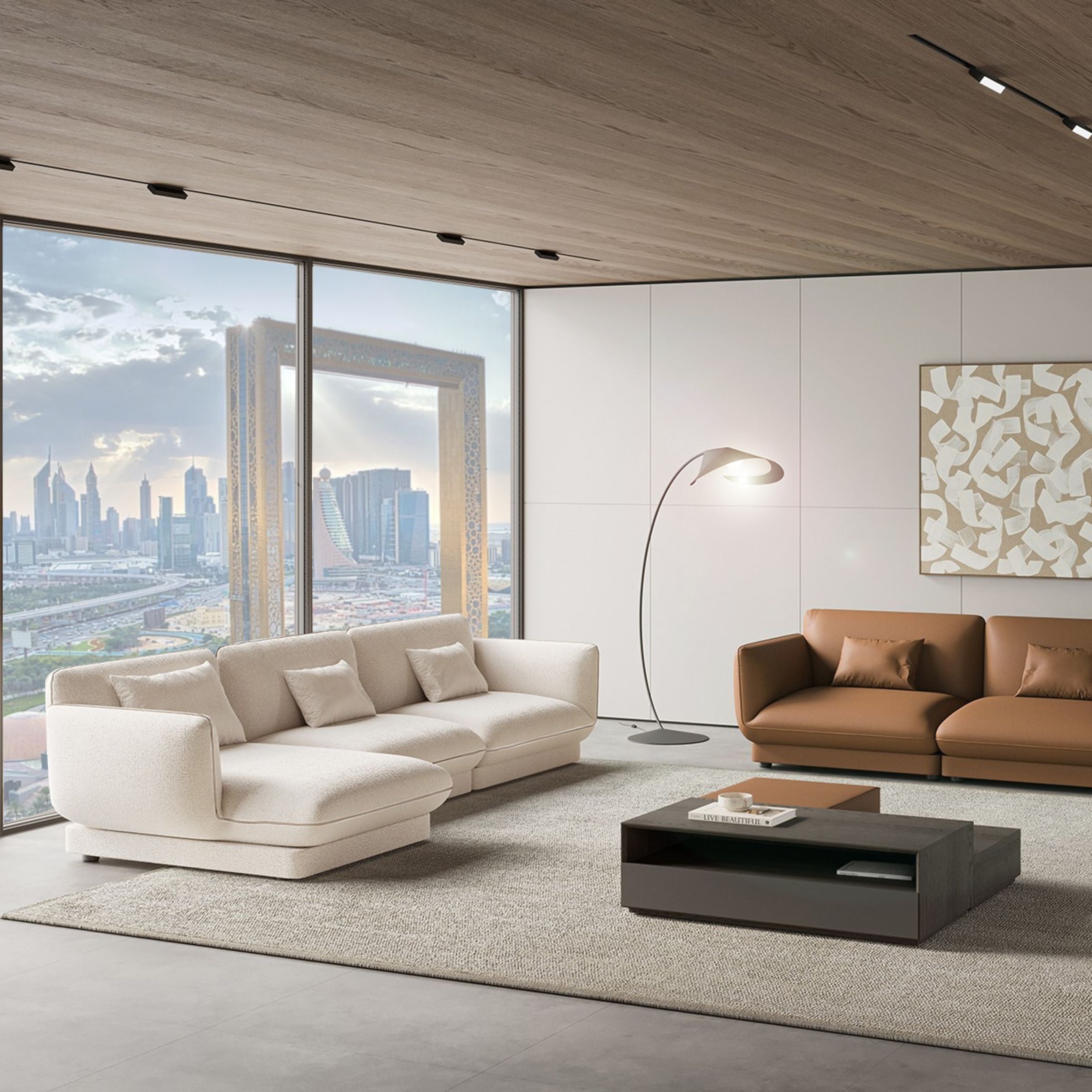 Loretta Relax Module With Right Arm YOLRTA-RMRA - Sofas - ebarza Furniture UAE | Shop Modern Furniture in Abu Dhabi & Dubai - مفروشات ايبازرا في الامارات | تسوق اثاث عصري وديكورات مميزة في دبي وابوظبي