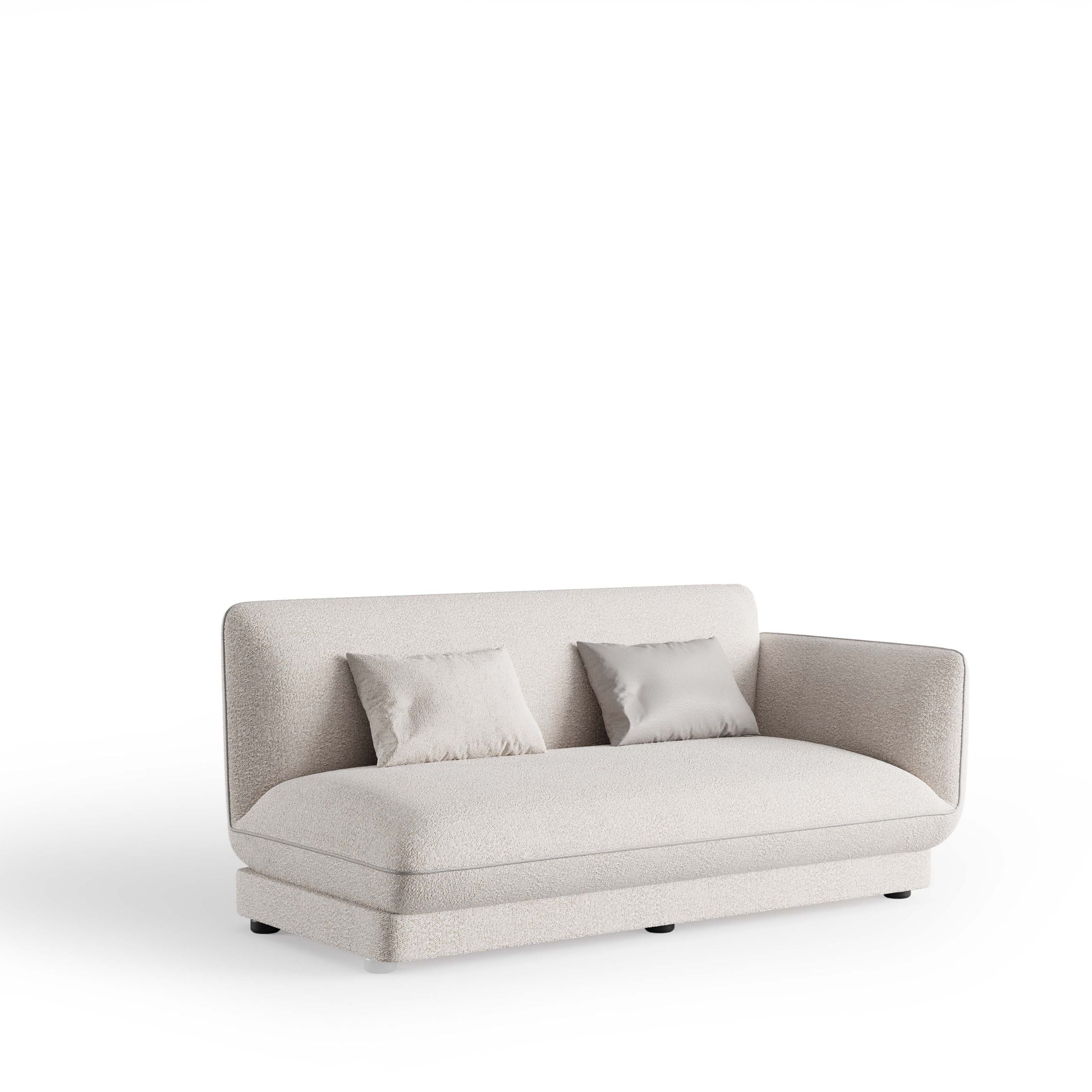 Loretta Right Arm Dual (Double) Module YOLRTA-DMRA - Sofas - ebarza Furniture UAE | Shop Modern Furniture in Abu Dhabi & Dubai - مفروشات ايبازرا في الامارات | تسوق اثاث عصري وديكورات مميزة في دبي وابوظبي