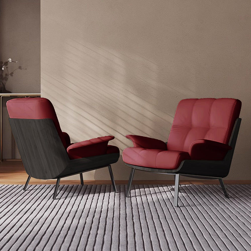 Head Layer Leather Chair IXY-X732 -  Lounge Chairs | كرسي جلدي ذو طبقة رأسية - ebarza Furniture UAE | Shop Modern Furniture in Abu Dhabi & Dubai - مفروشات ايبازرا في الامارات | تسوق اثاث عصري وديكورات مميزة في دبي وابوظبي