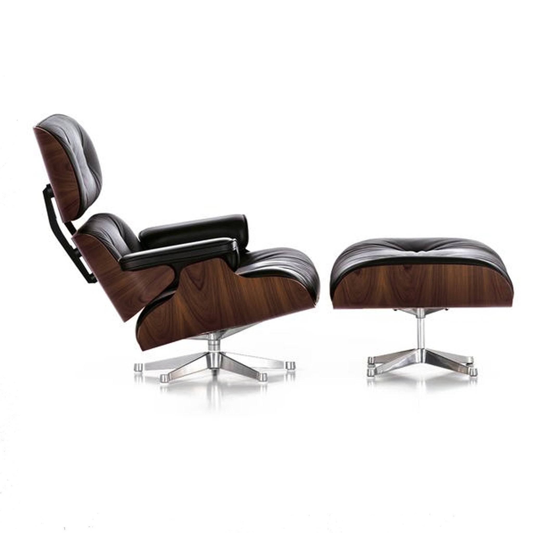 Lounge Chair and Ottoman Tall BLACK-W Bp8026-Trbb+W - Lounge Chairs - ebarza Furniture UAE | Shop Modern Furniture in Abu Dhabi & Dubai - مفروشات ايبازرا في الامارات | تسوق اثاث عصري وديكورات مميزة في دبي وابوظبي