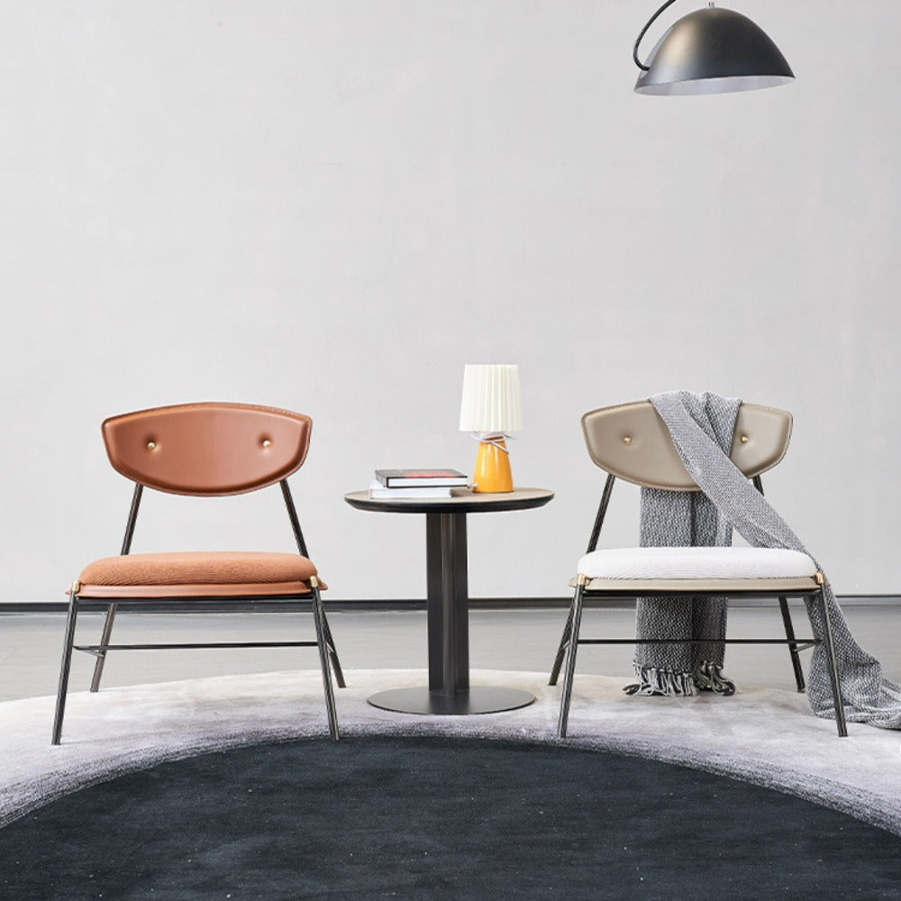 Lounge Chair MLL- A100-Brown - Lounge Chairs - ebarza Furniture UAE | Shop Modern Furniture in Abu Dhabi & Dubai - مفروشات ايبازرا في الامارات | تسوق اثاث عصري وديكورات مميزة في دبي وابوظبي