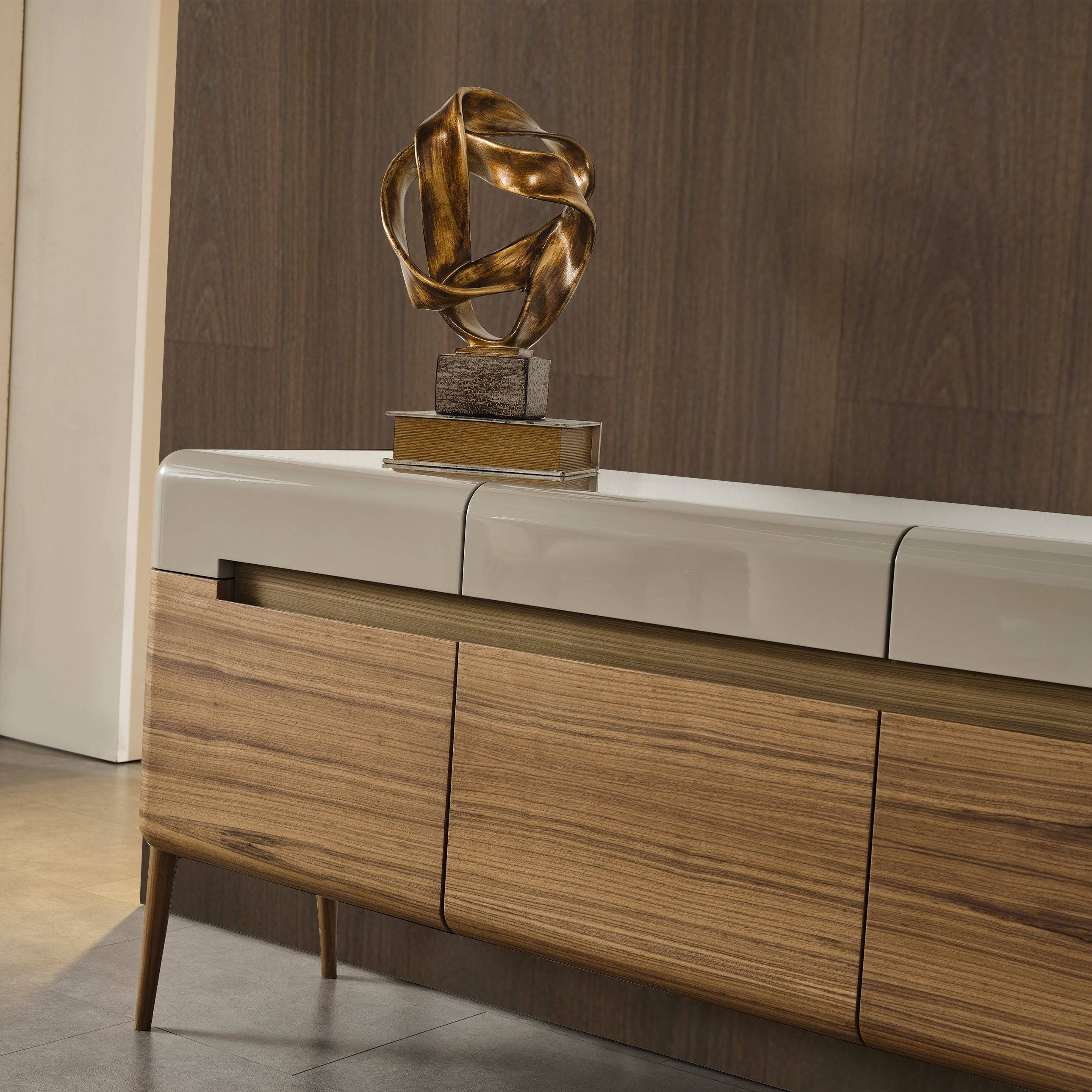 Display Item - Lucca Kristal Sideboard And Mirror Krstl-Lucasb-Nakheel - DISPLAY ITEM - ebarza Furniture UAE | Shop Modern Furniture in Abu Dhabi & Dubai - مفروشات ايبازرا في الامارات | تسوق اثاث عصري وديكورات مميزة في دبي وابوظبي